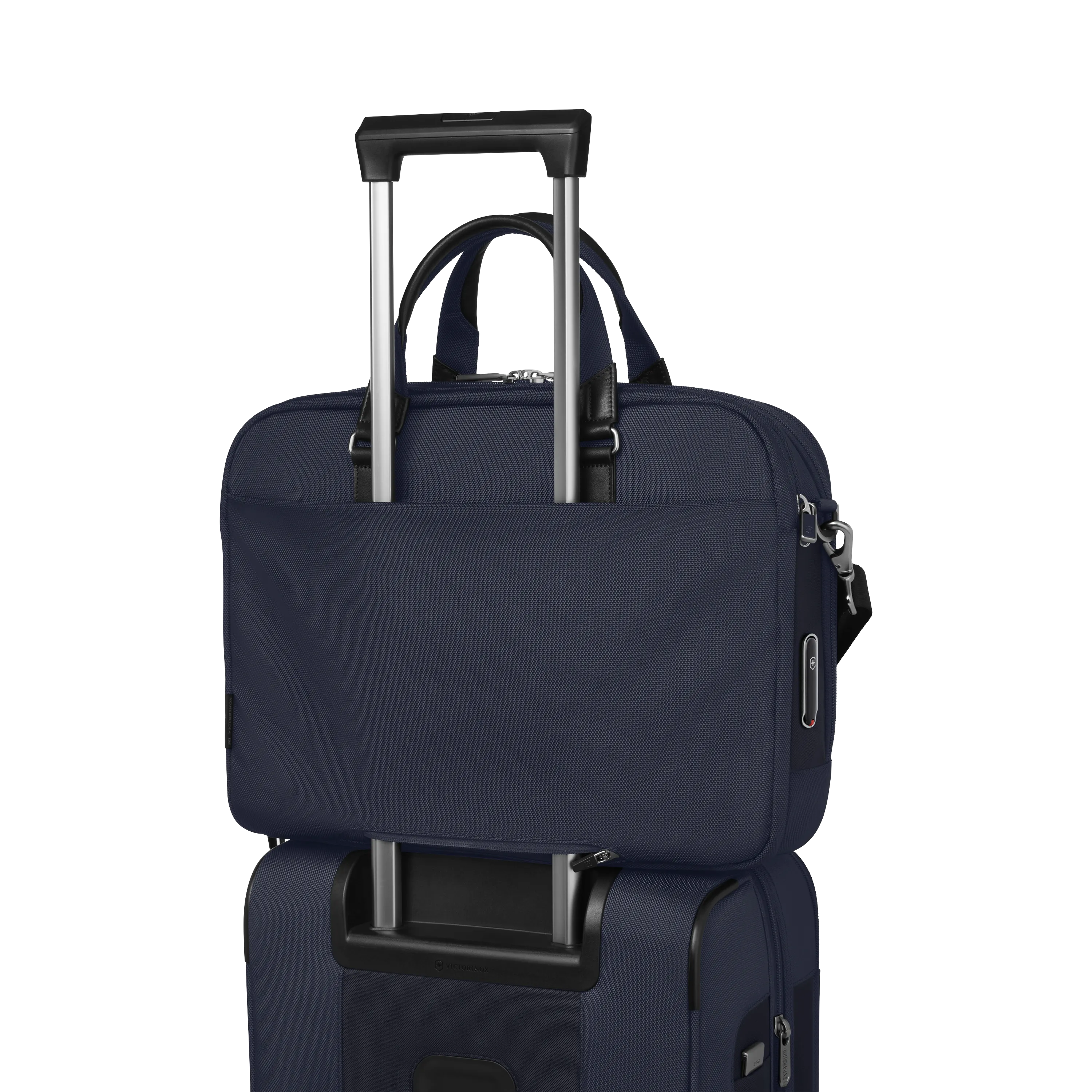 Victorinox Werks Traveler 7.0 Deluxe Briefcase, Navy Blue