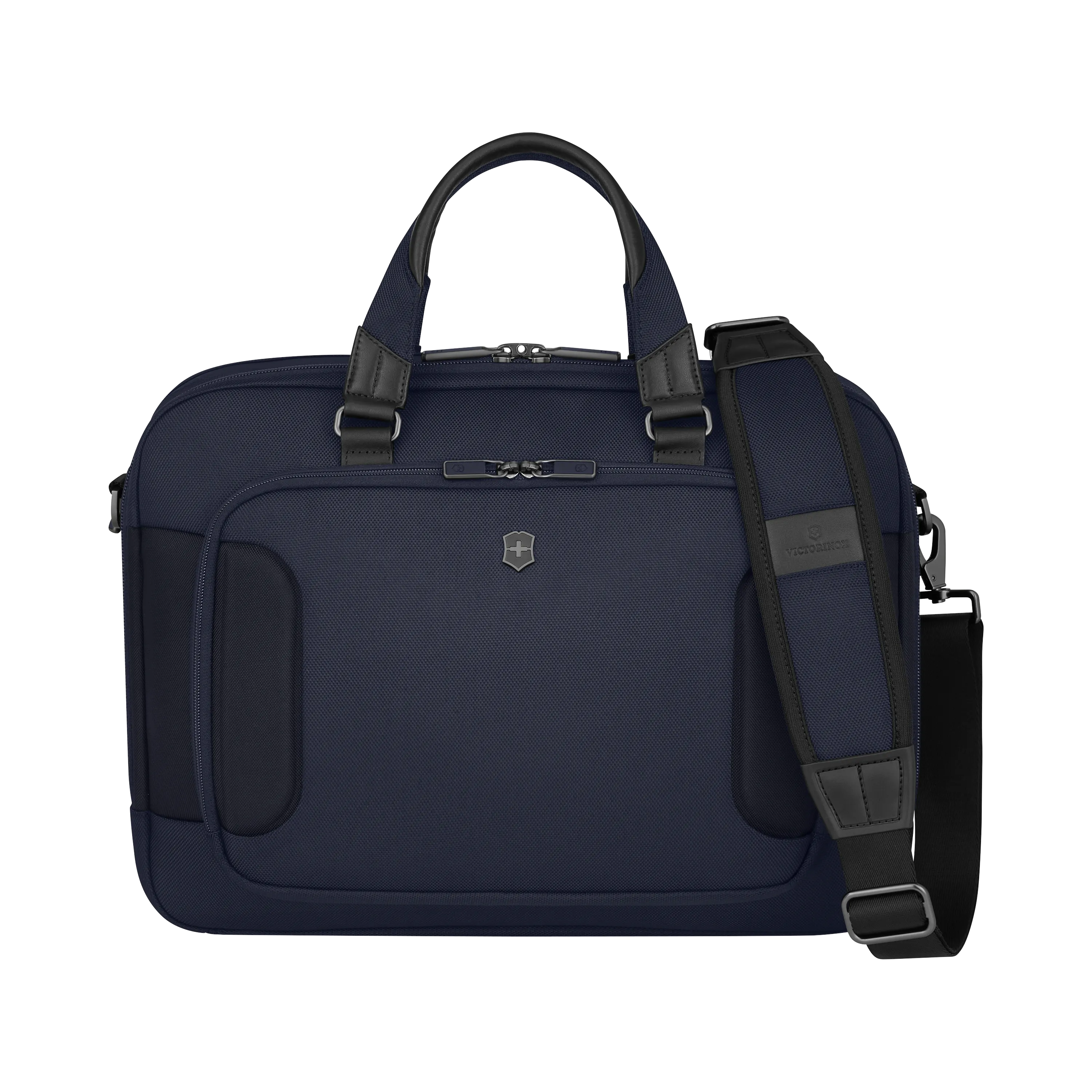 Victorinox Werks Traveler 7.0 Deluxe Briefcase, Navy Blue