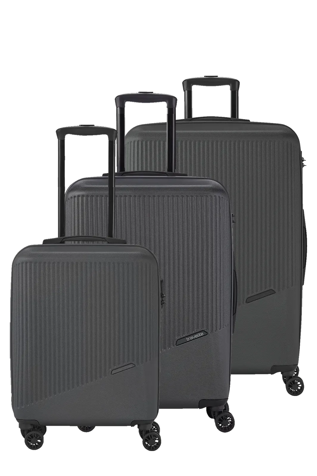 Travelite Bali Trolley Set 55 cm + 67 cm + 77 cm, Black