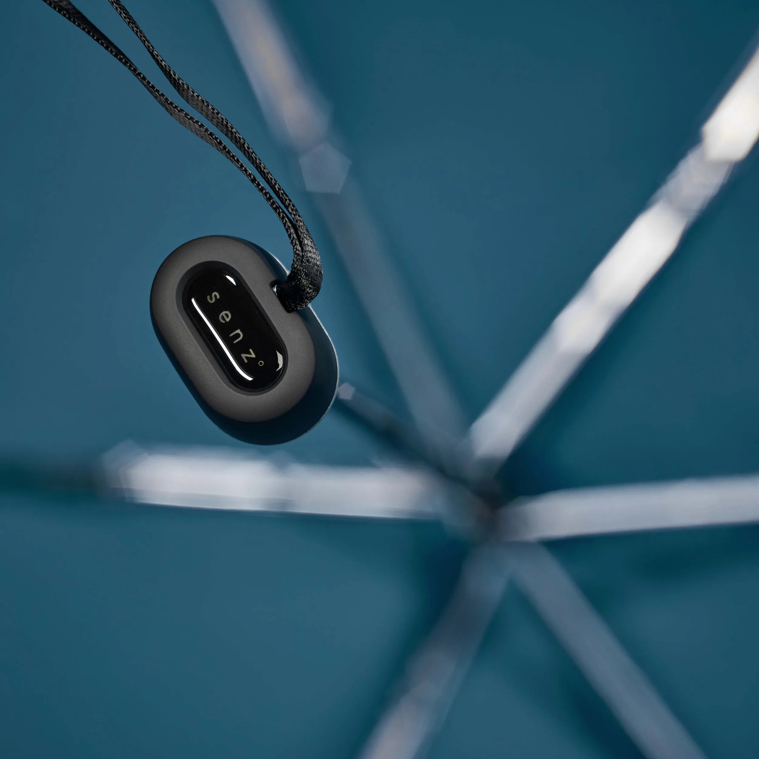 Senz Micro Foldable Storm Umbrella, Lyons Blue