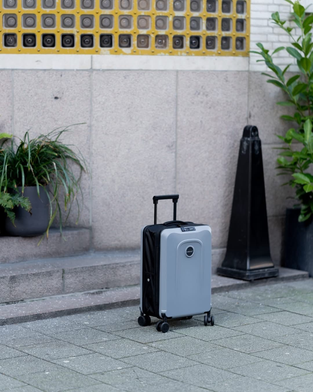 Senz Foldaway Check-In Trolley, Silk Grey