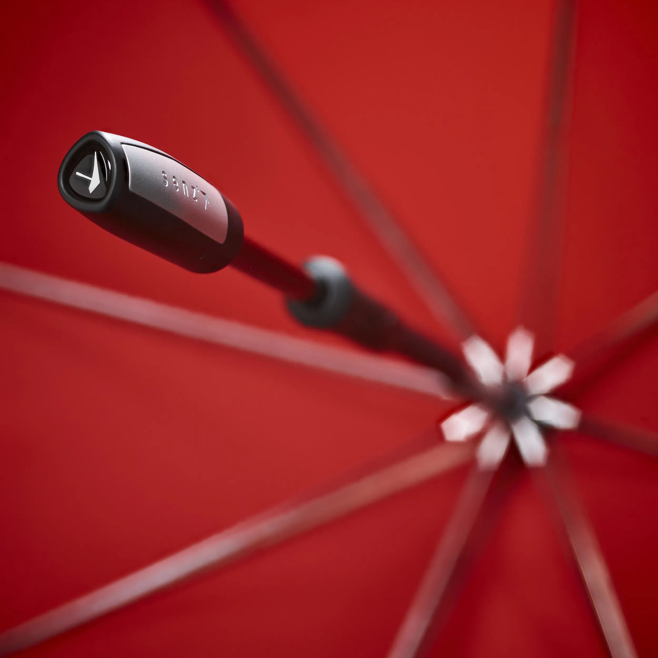 Senz Large Stick Storm Umbrella, Passion Red