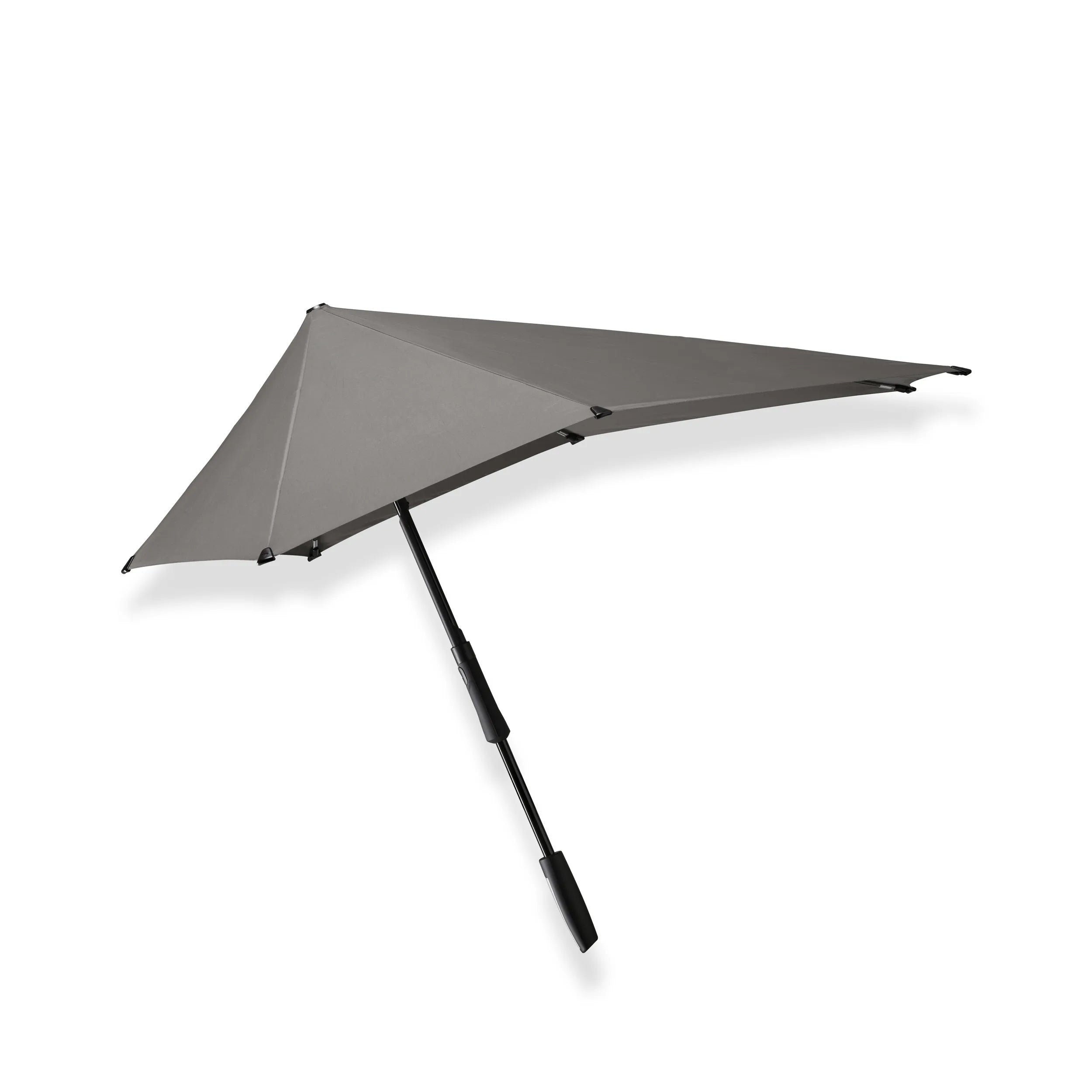 Senz Large Stick Storm Umbrella, Silk Grey