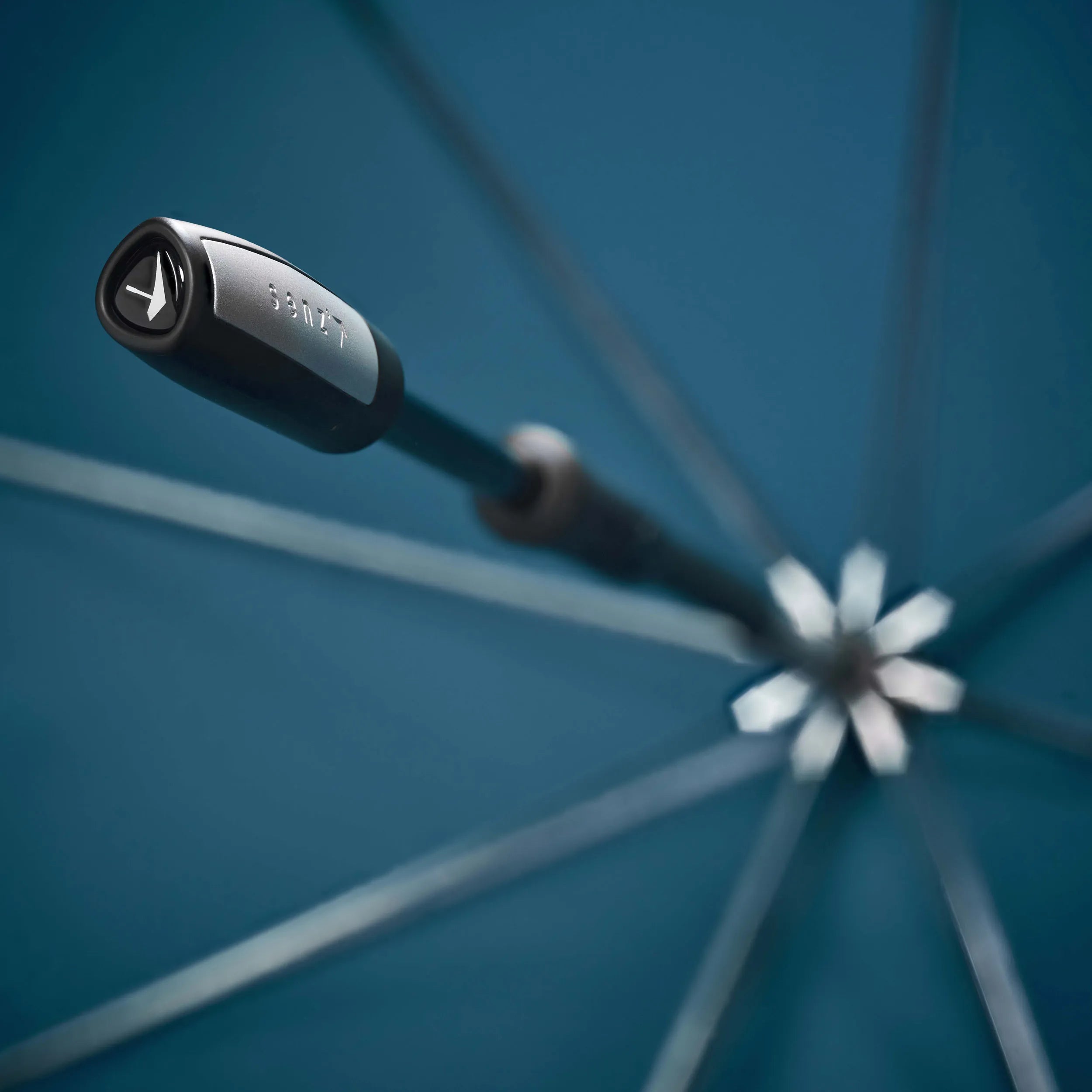 Senz XXL Stick Storm Umbrella, Lyons Blue