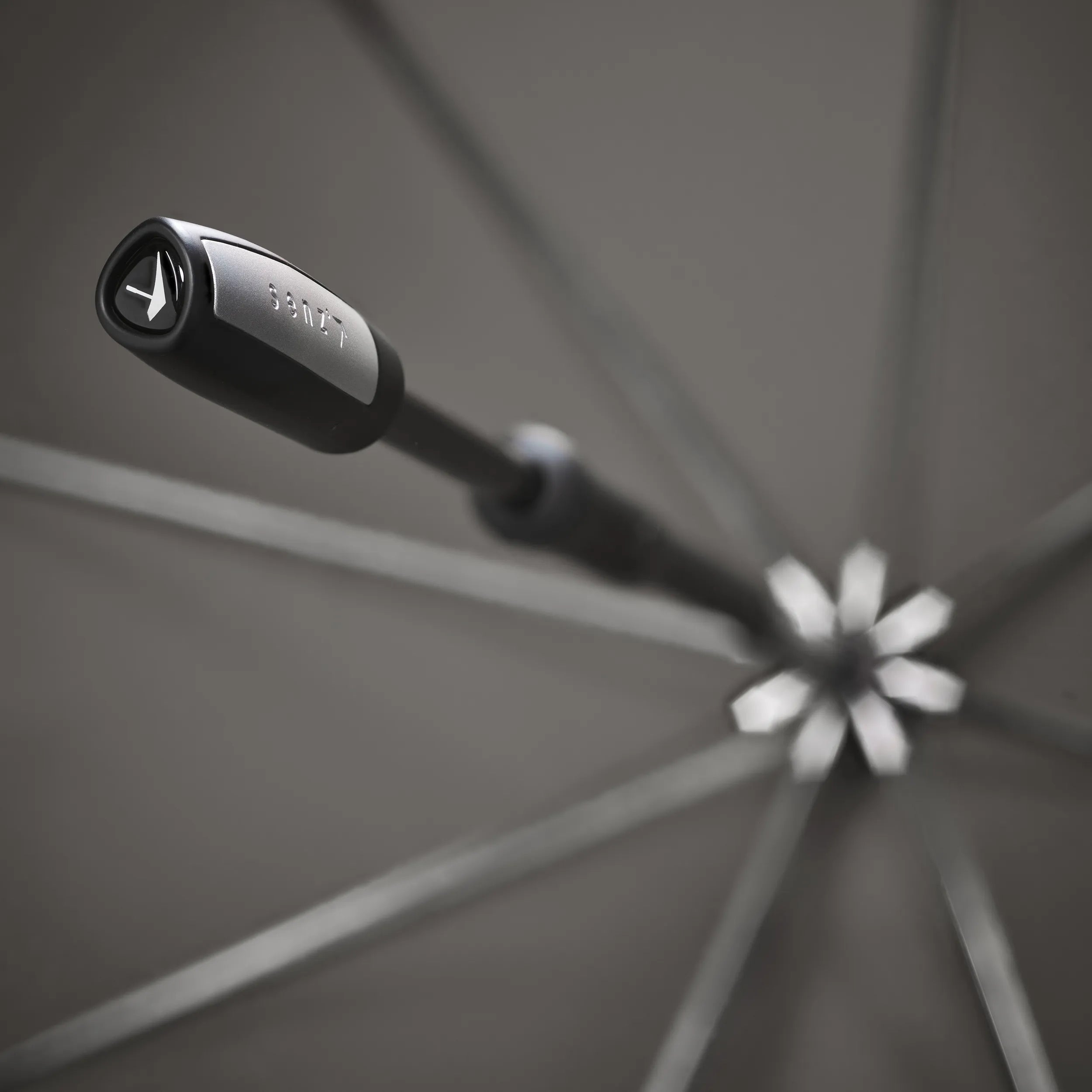 Senz XXL Stick Storm Umbrella, Silk Grey