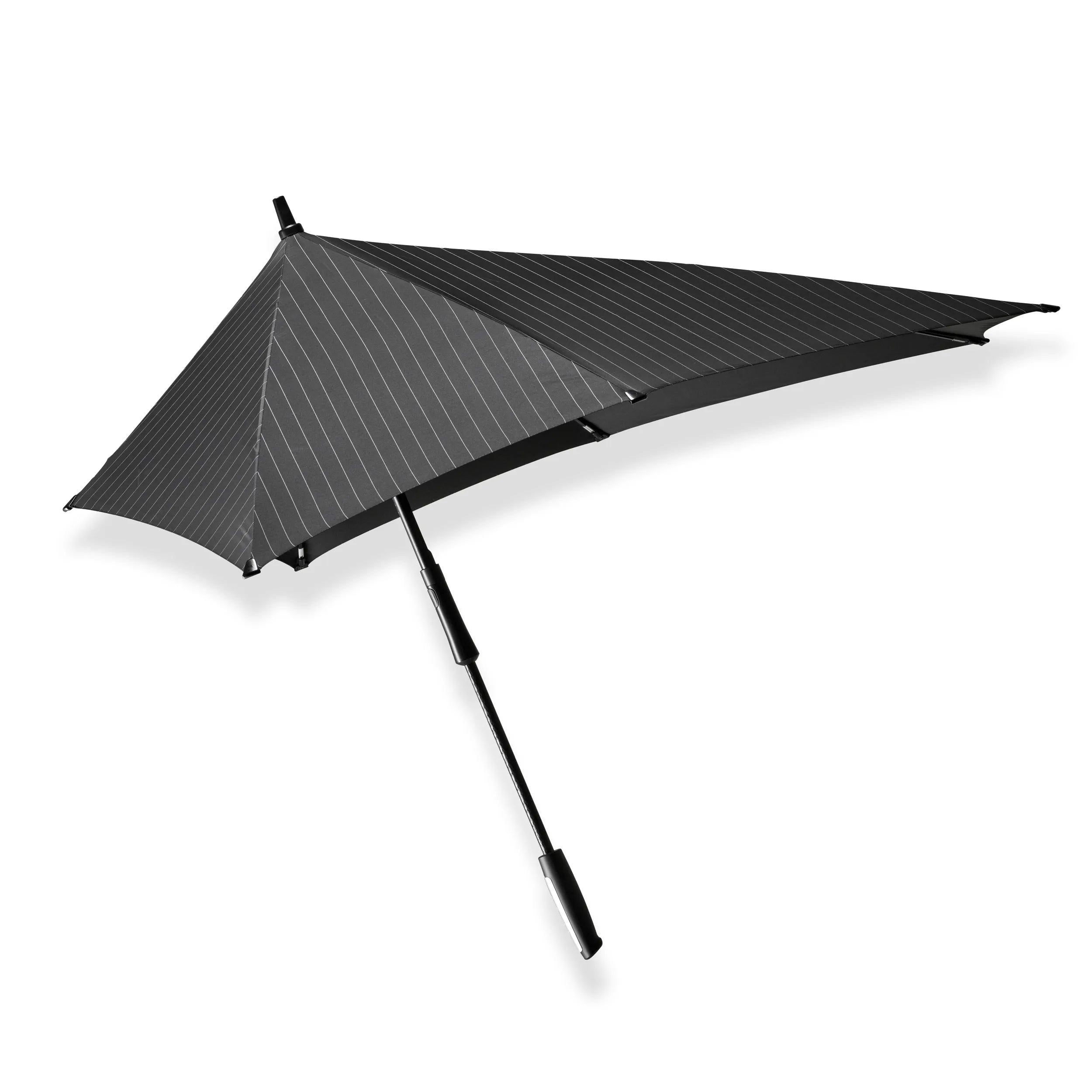 Senz XXL Stick Storm Umbrella, Pin Stripes Black