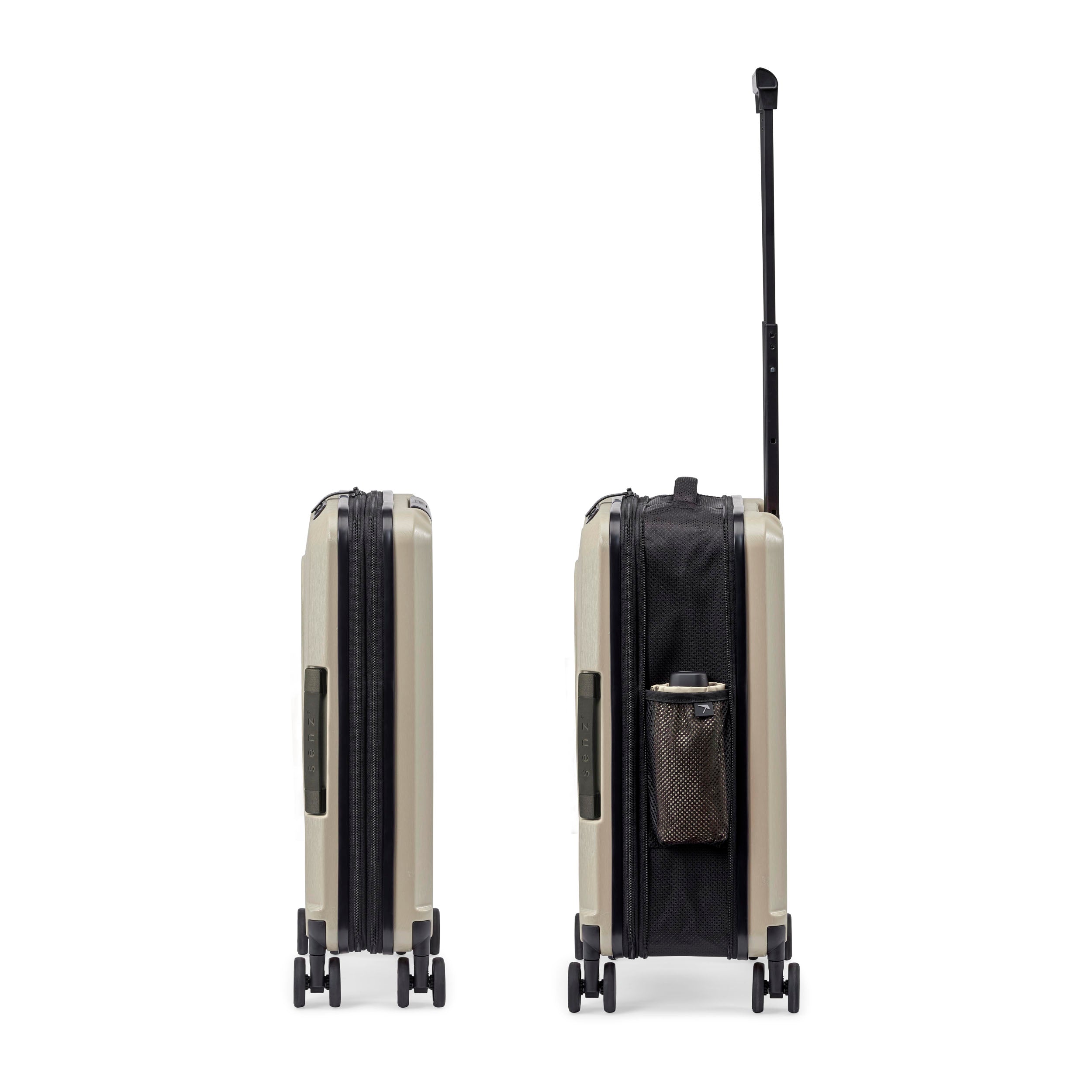 Senz Foldaway Carry On Trolley, Off White