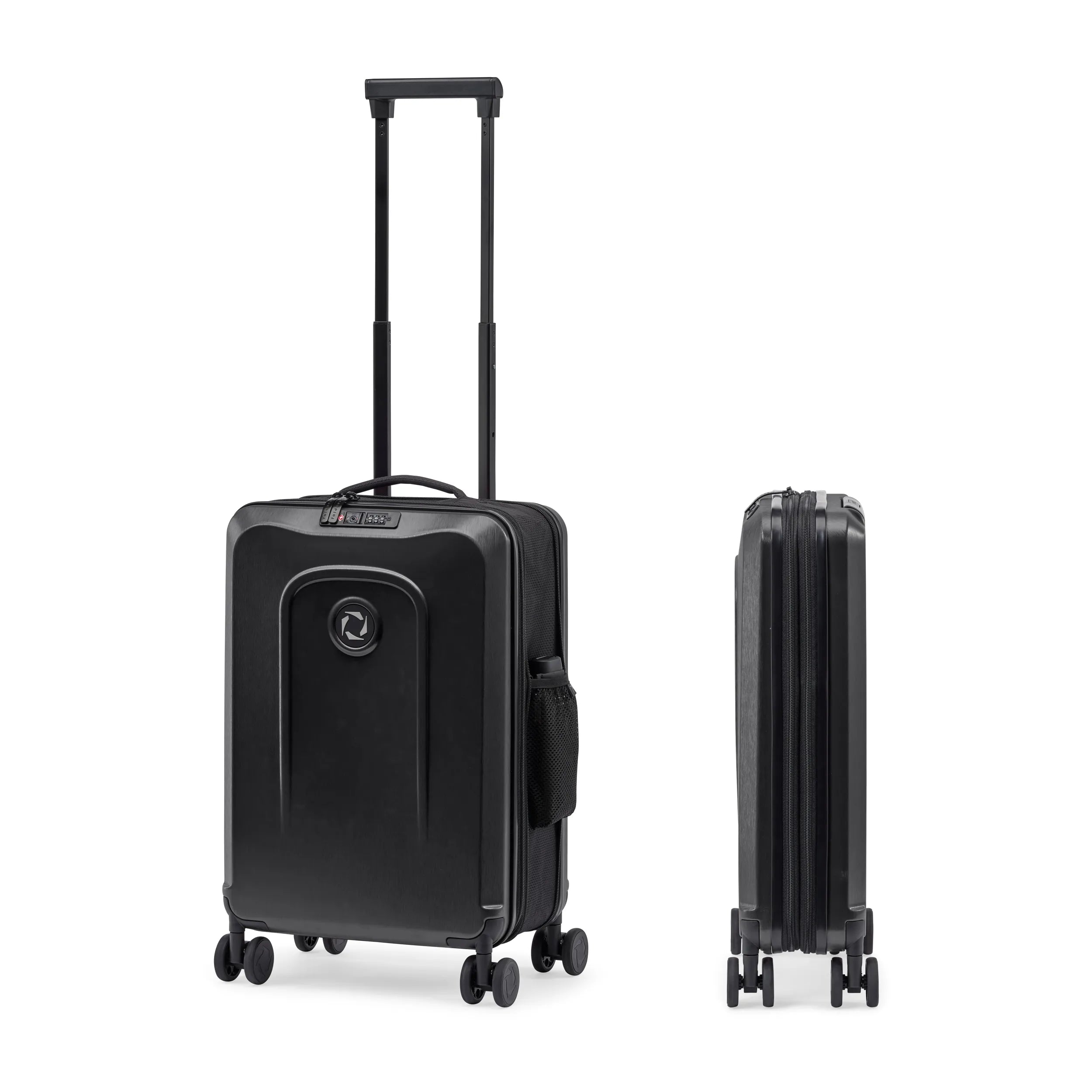 Senz Foldaway Carry On Trolley, Pure Black