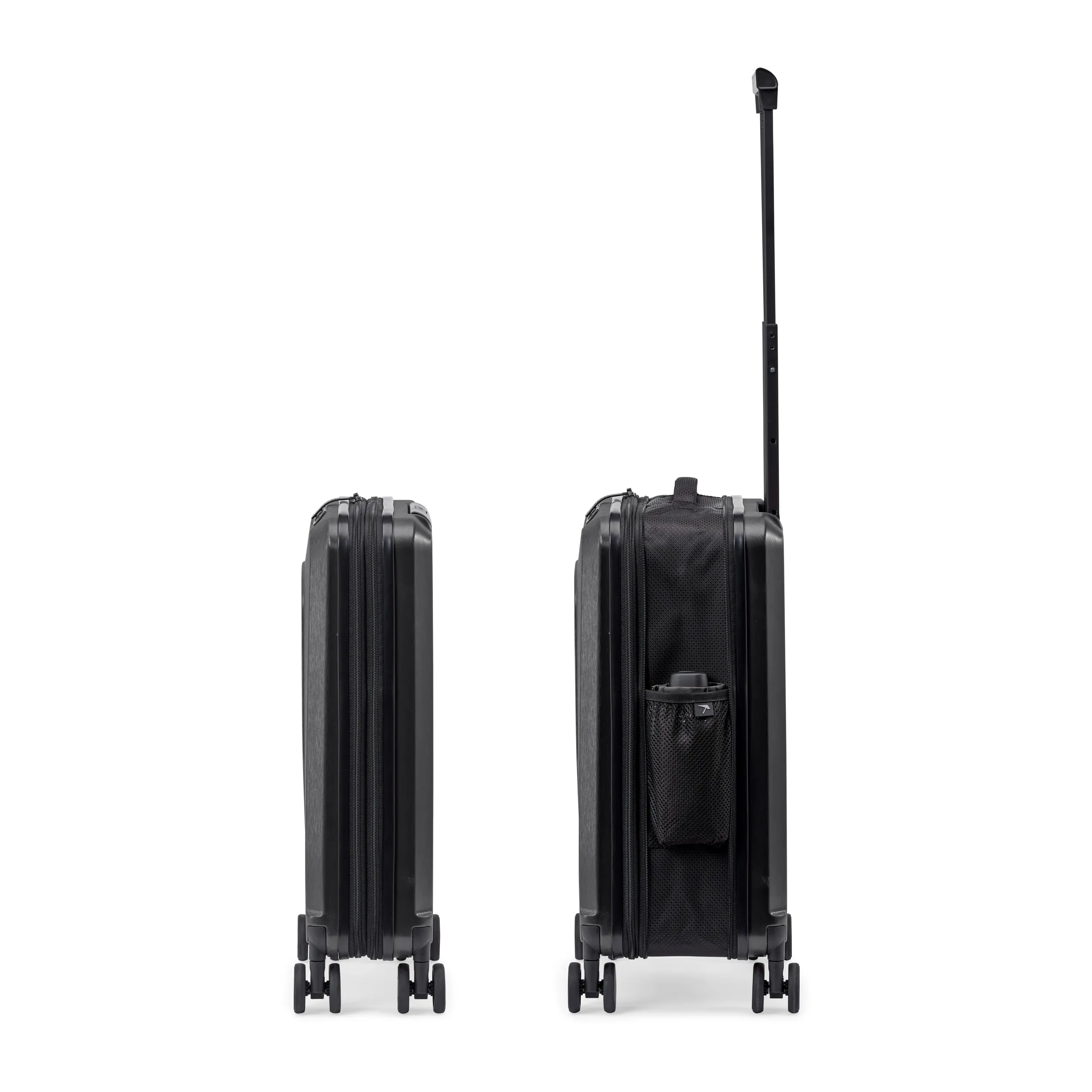Senz Foldaway Carry On Trolley, Pure Black