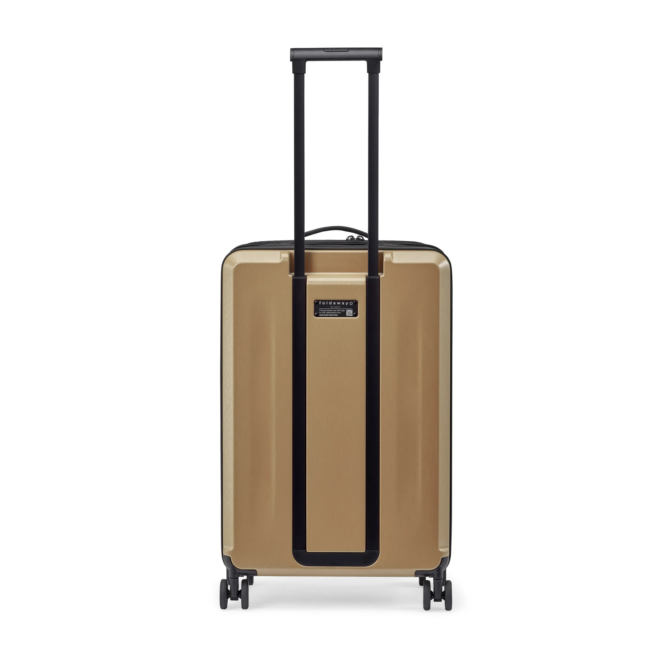 Senz Foldaway Check-In Trolley, Champagne Brown