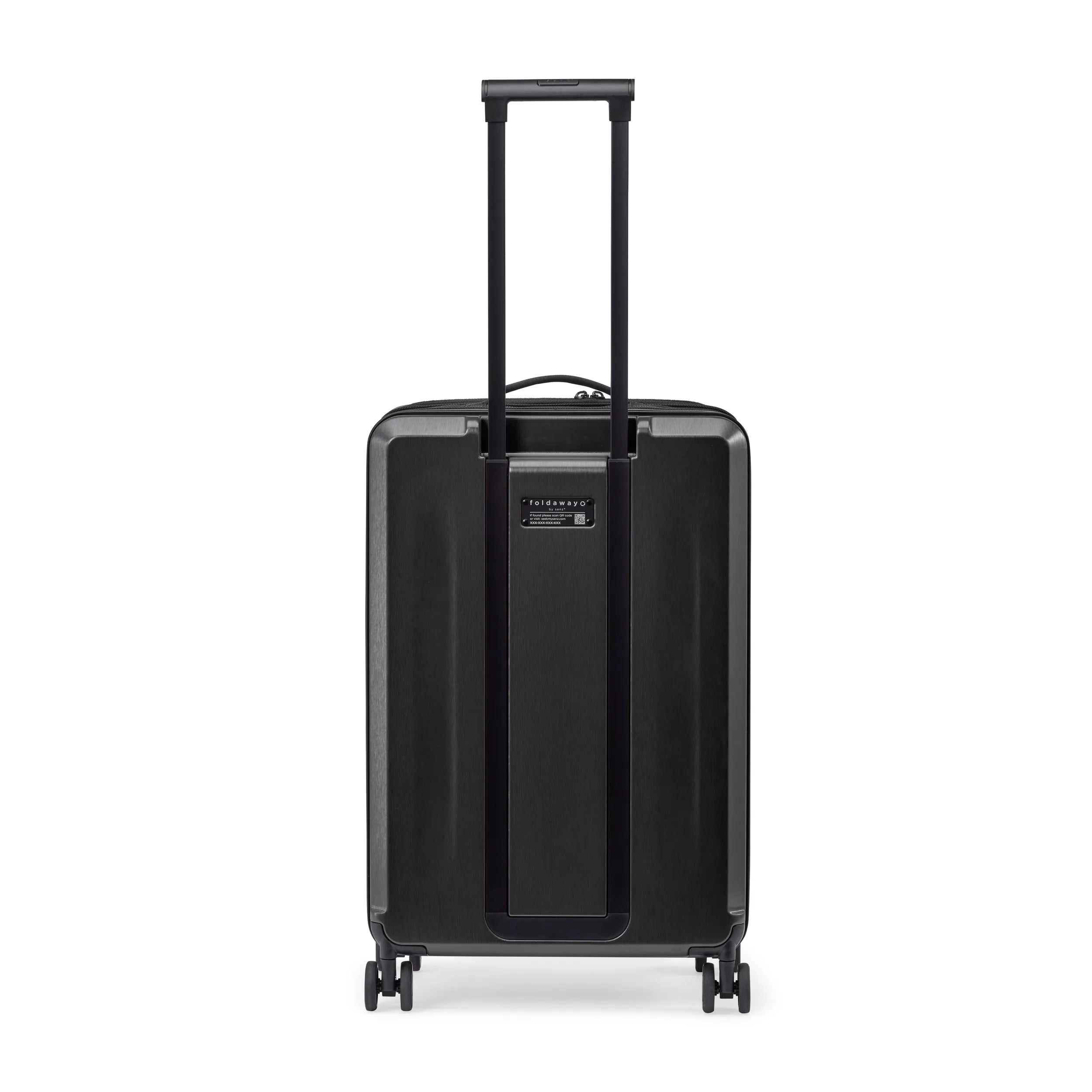 Senz Foldaway Check-In Trolley, Pure Black