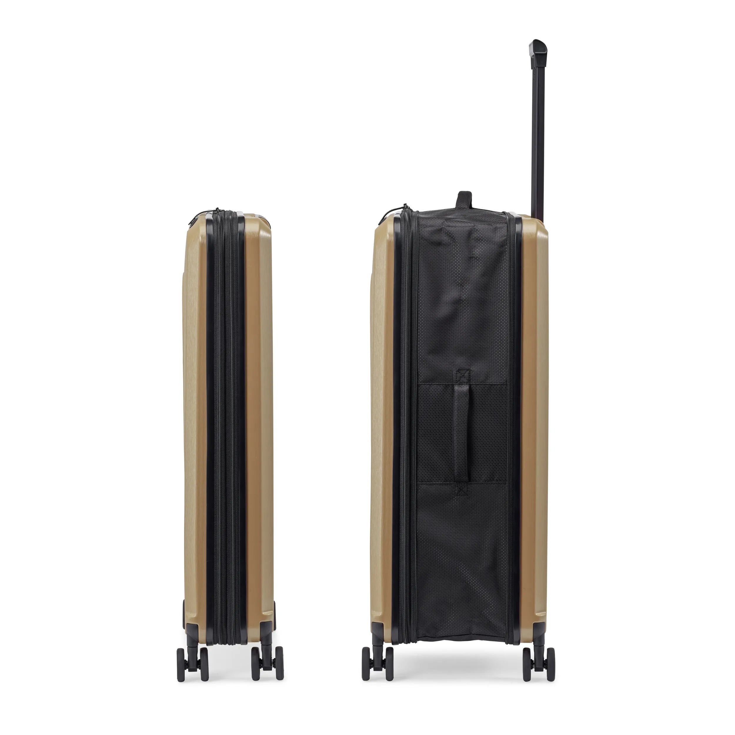 Senz Foldaway Large Check-In Trolley, Champagne Brown