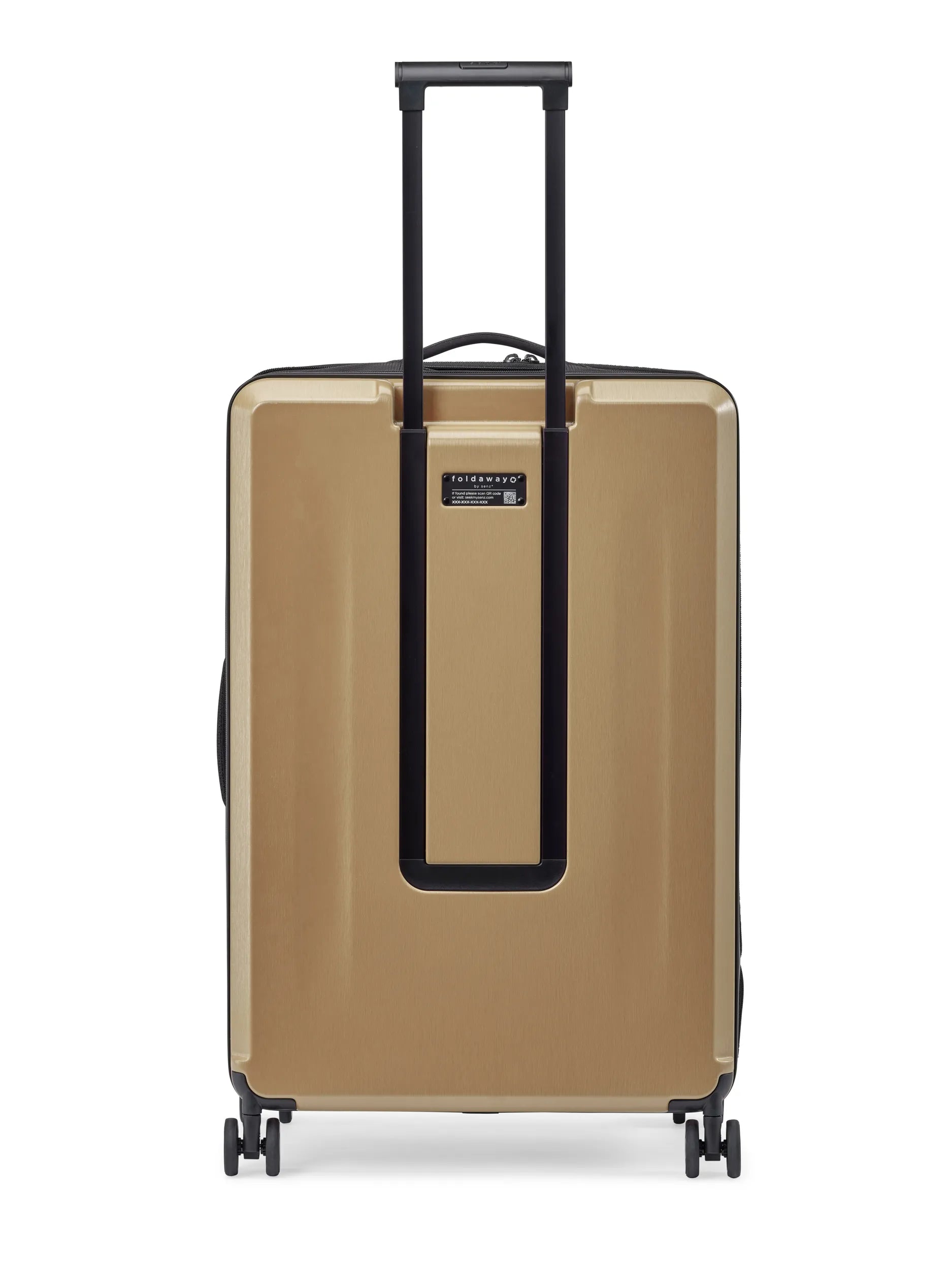 Senz Foldaway Large Check-In Trolley, Champagne Brown