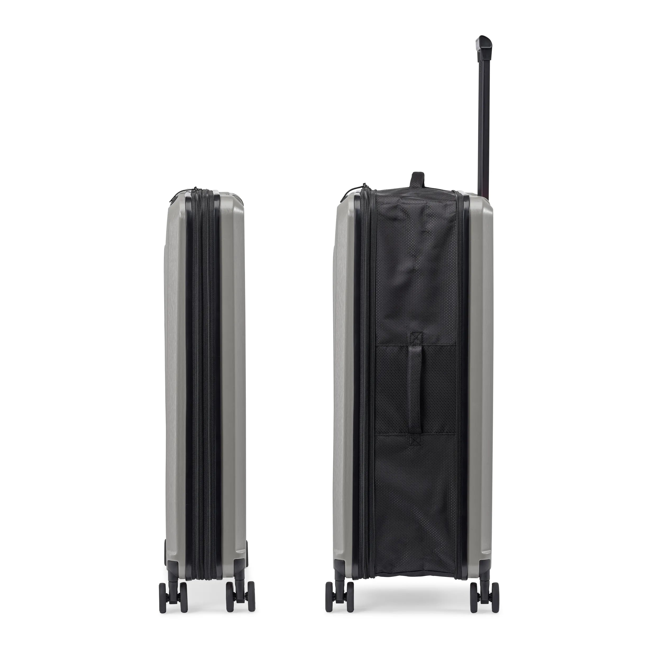 Senz Foldaway Large Check-In Trolley, Silk Grey