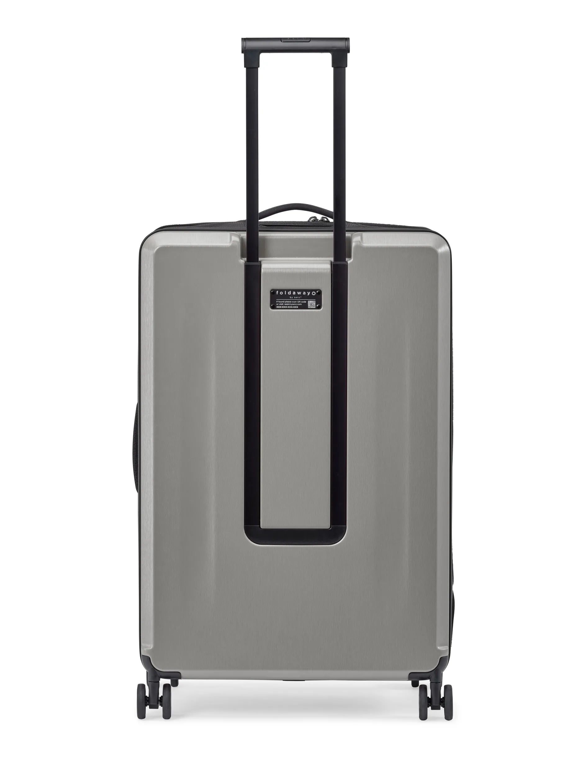Senz Foldaway Large Check-In Trolley, Silk Grey