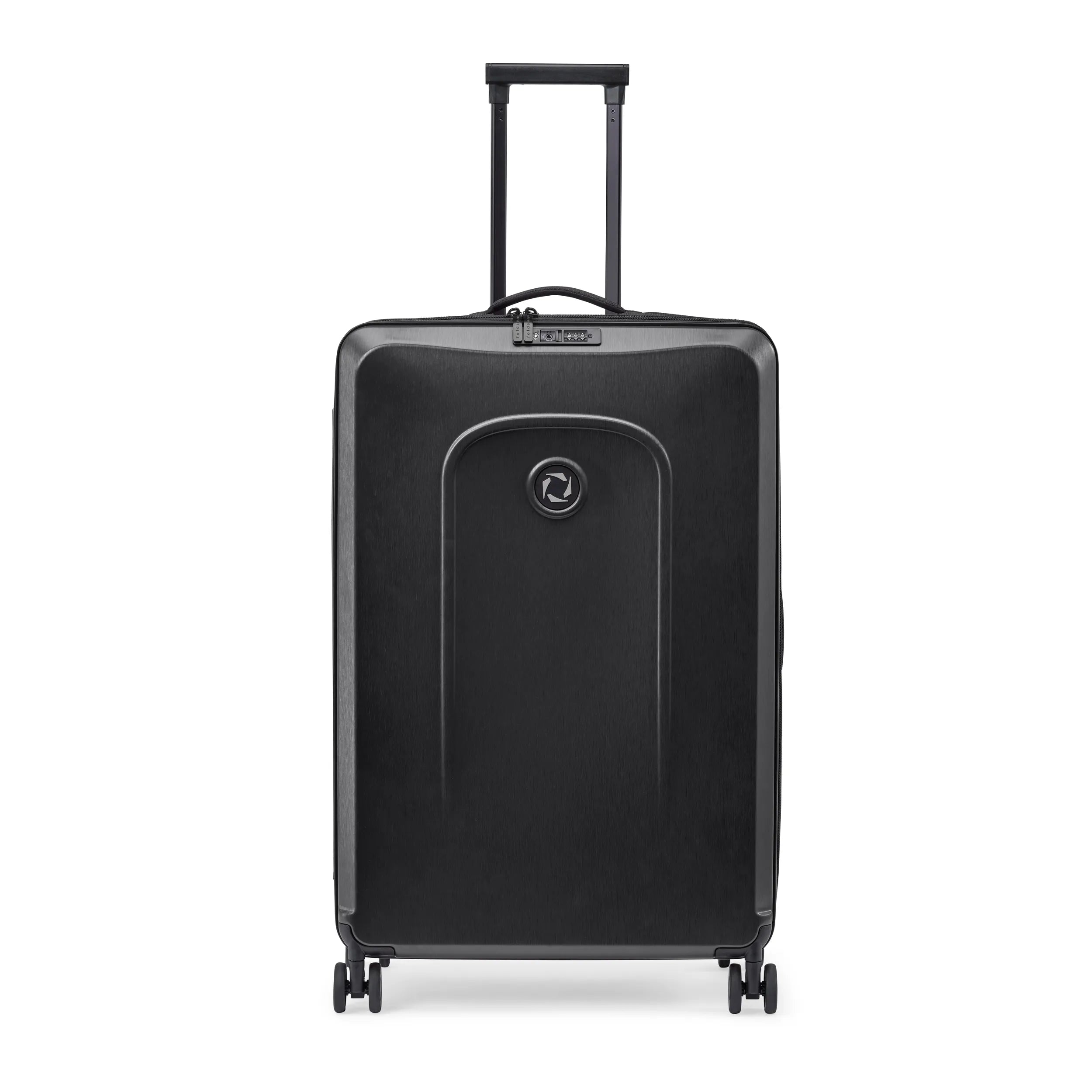 Senz Foldaway Large Check-In Trolley, Pure Black