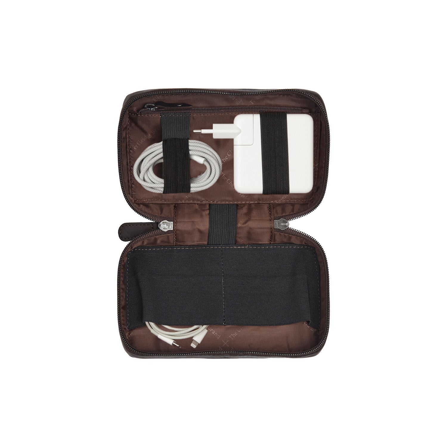 The Chesterfield Brand Ardan Tech Kit Organizer, Brown