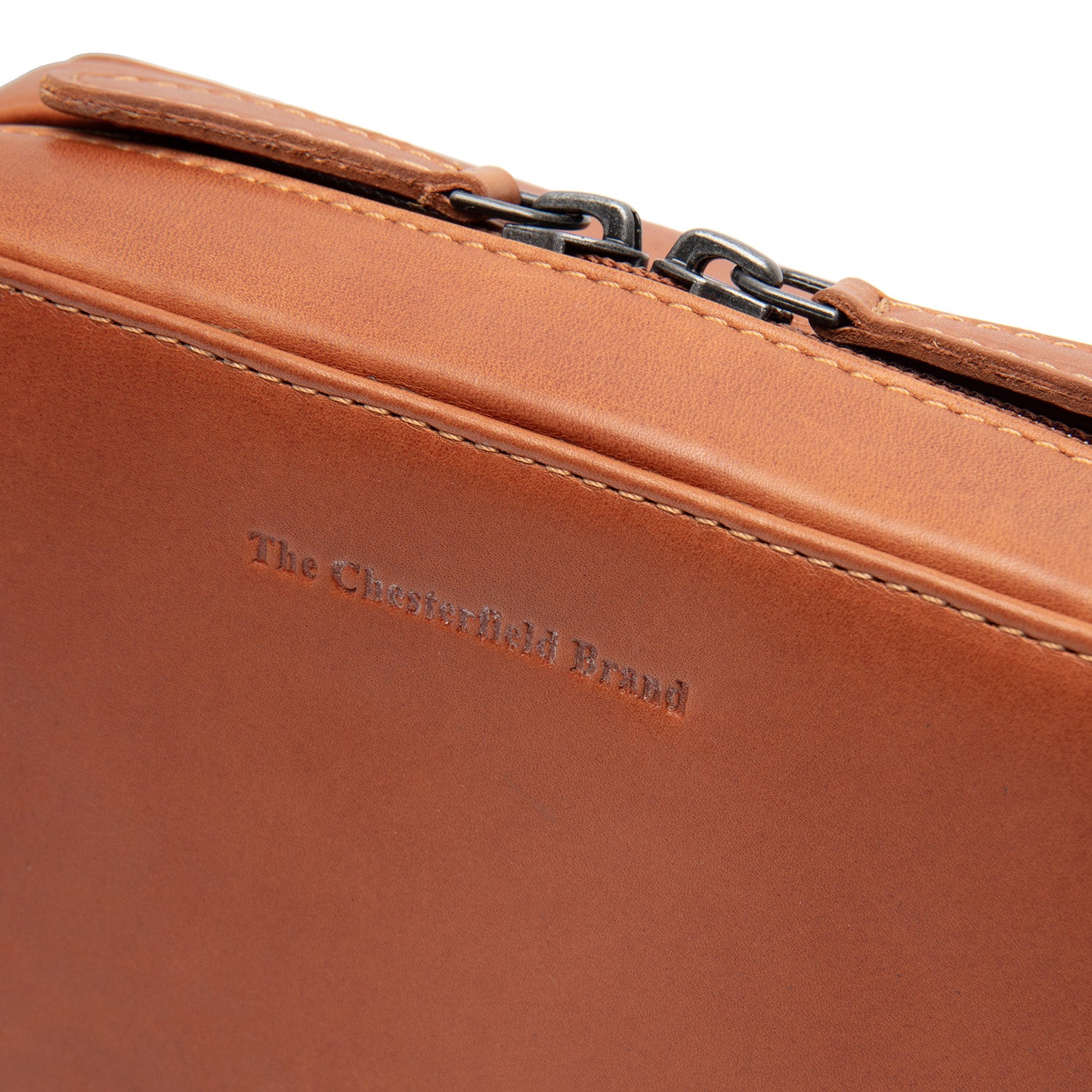 The Chesterfield Brand Ardan Tech Kit Organizer, Cognac