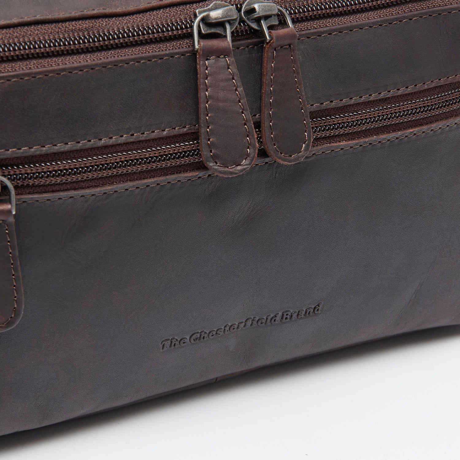 The Chesterfield Brand Elmia Toiletry Bag, Brown