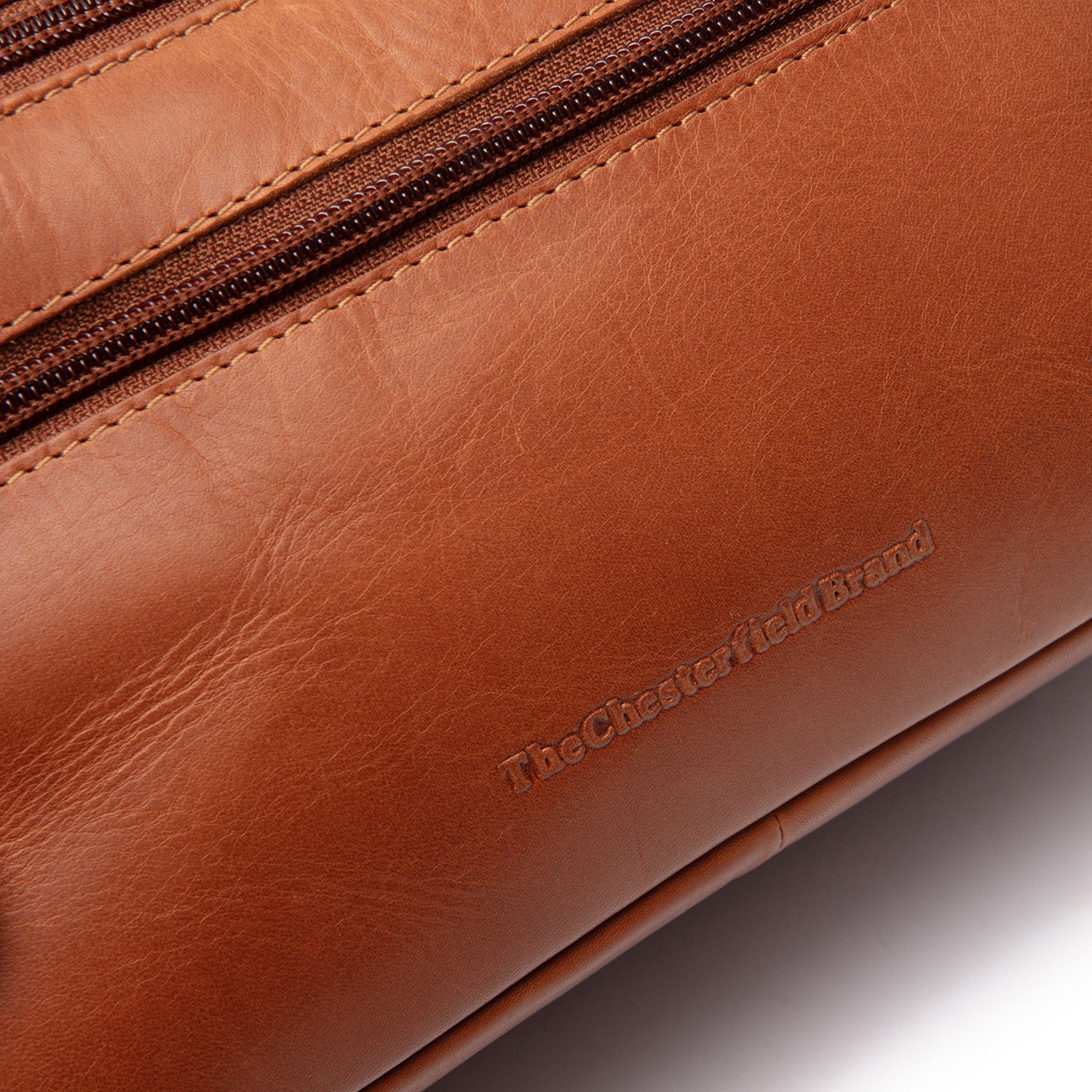 The Chesterfield Brand Elmia Toiletry Bag, Cognac