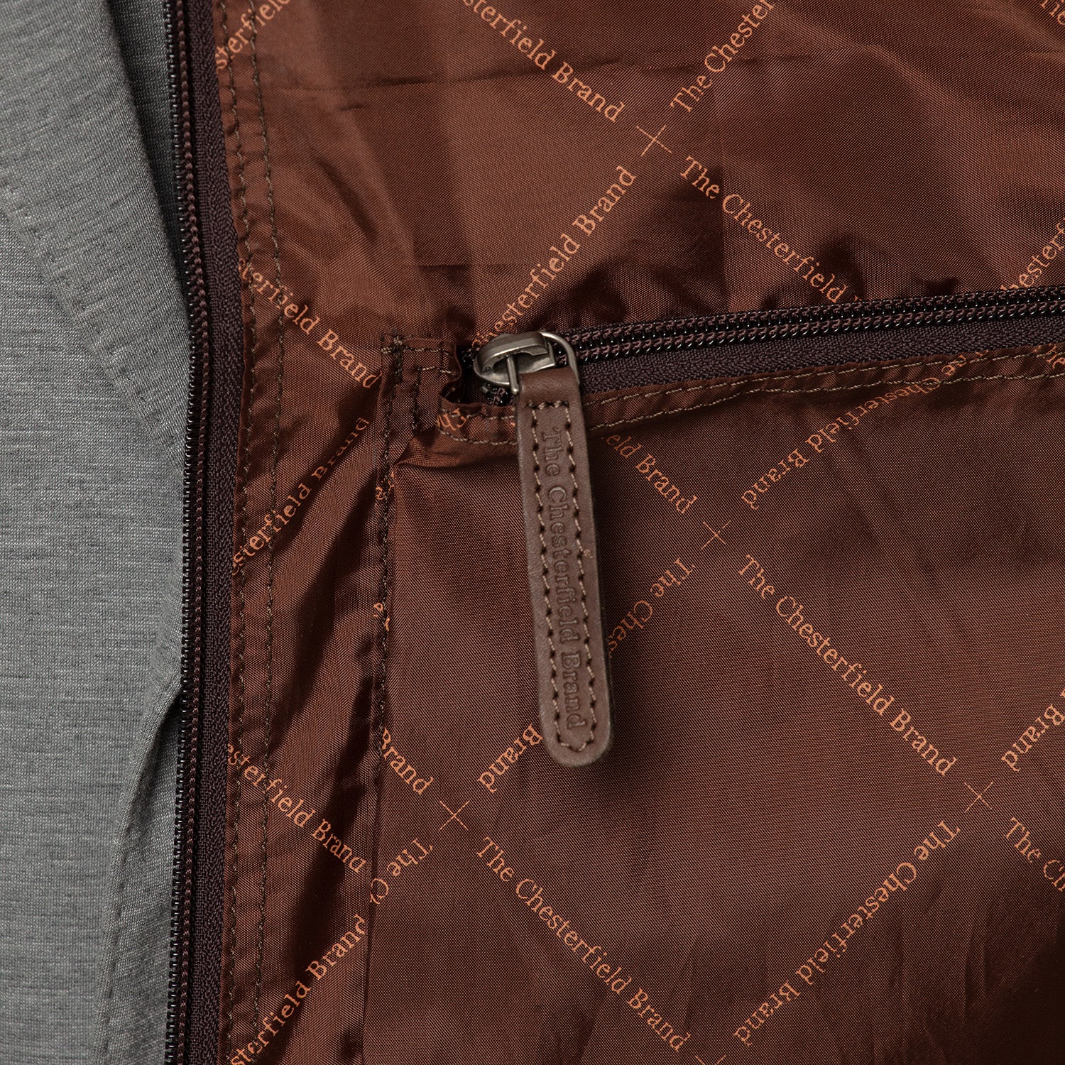 The Chesterfield Brand Josh Kostymväska, Brun