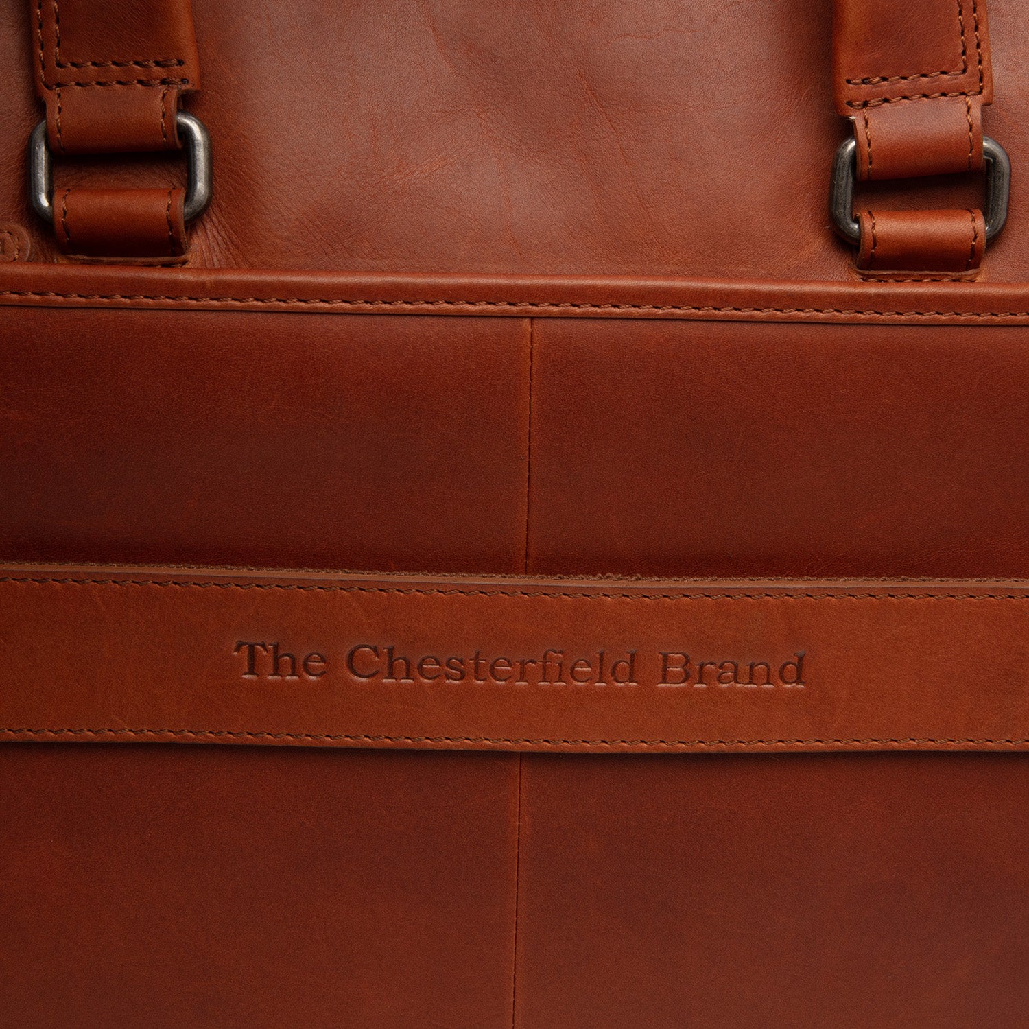 The Chesterfield Brand Elvas Laptop Bag 16", Cognac