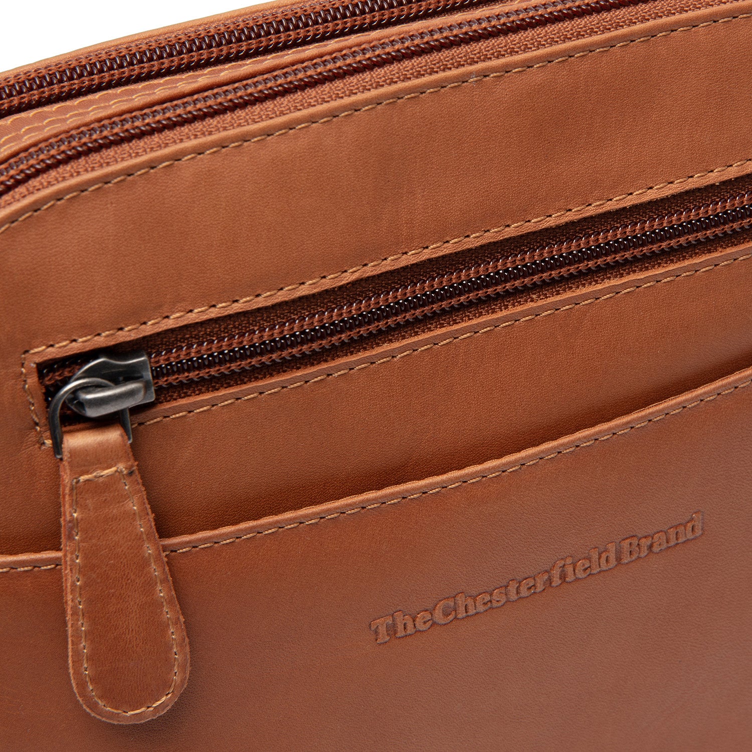 The Chesterfield Brand Vionne Shoulder Bag, Cognac