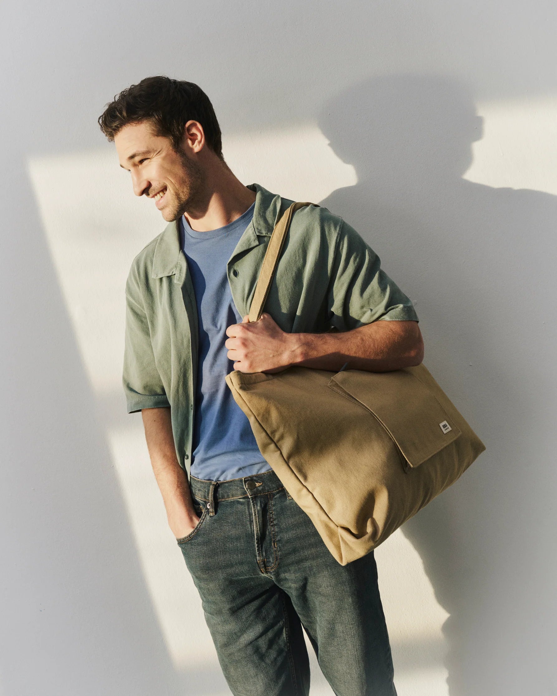 ROKA London Portobello Shoulder Bag, Khaki