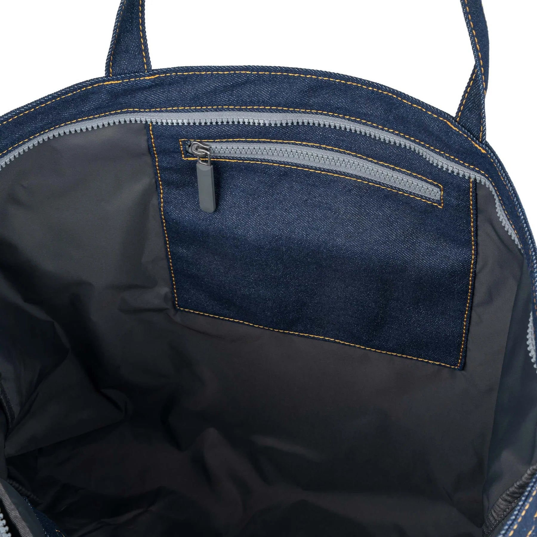 ROKA London Portobello Shoulder Bag, Dark wash denim