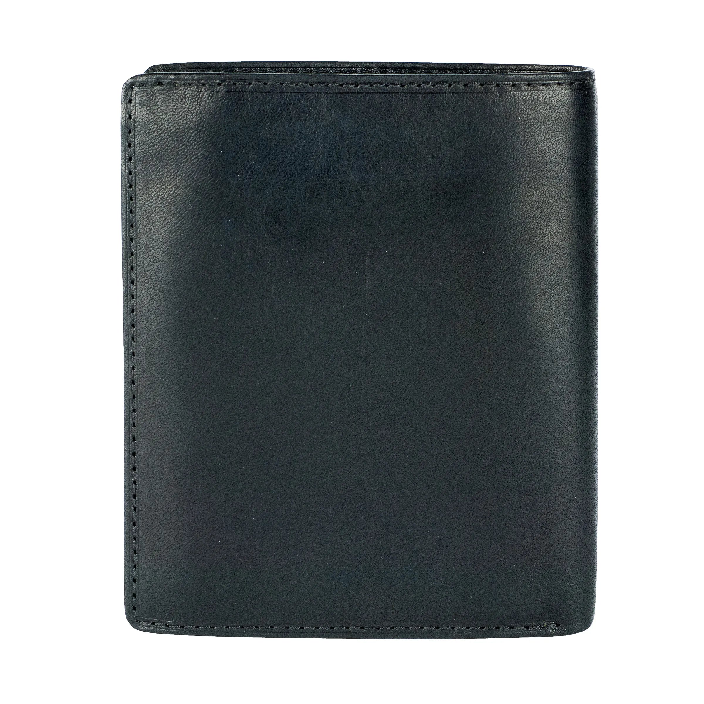 Tony Perotti Vertical Dollar with Coin Pocket, Black