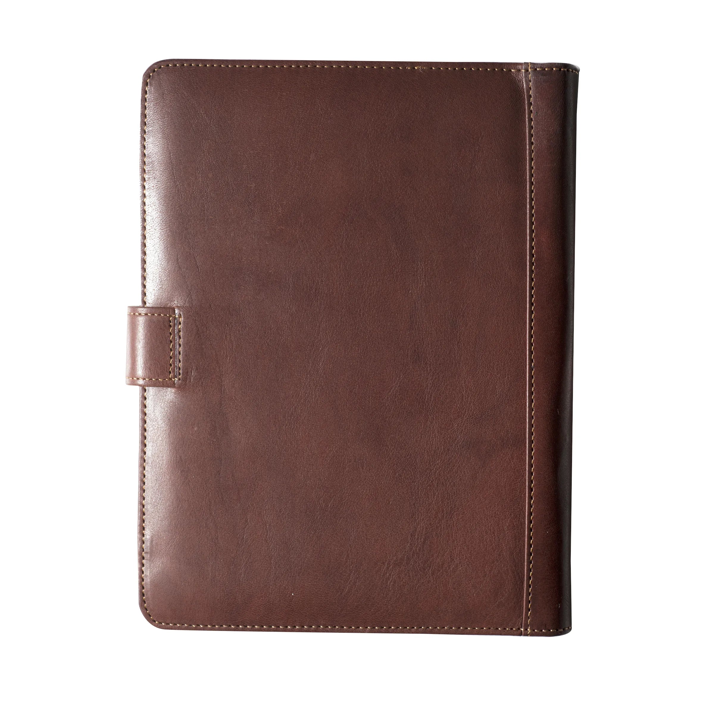 Tony Perotti A5 Folder Standard with Tablet Pocket, Dark Brown