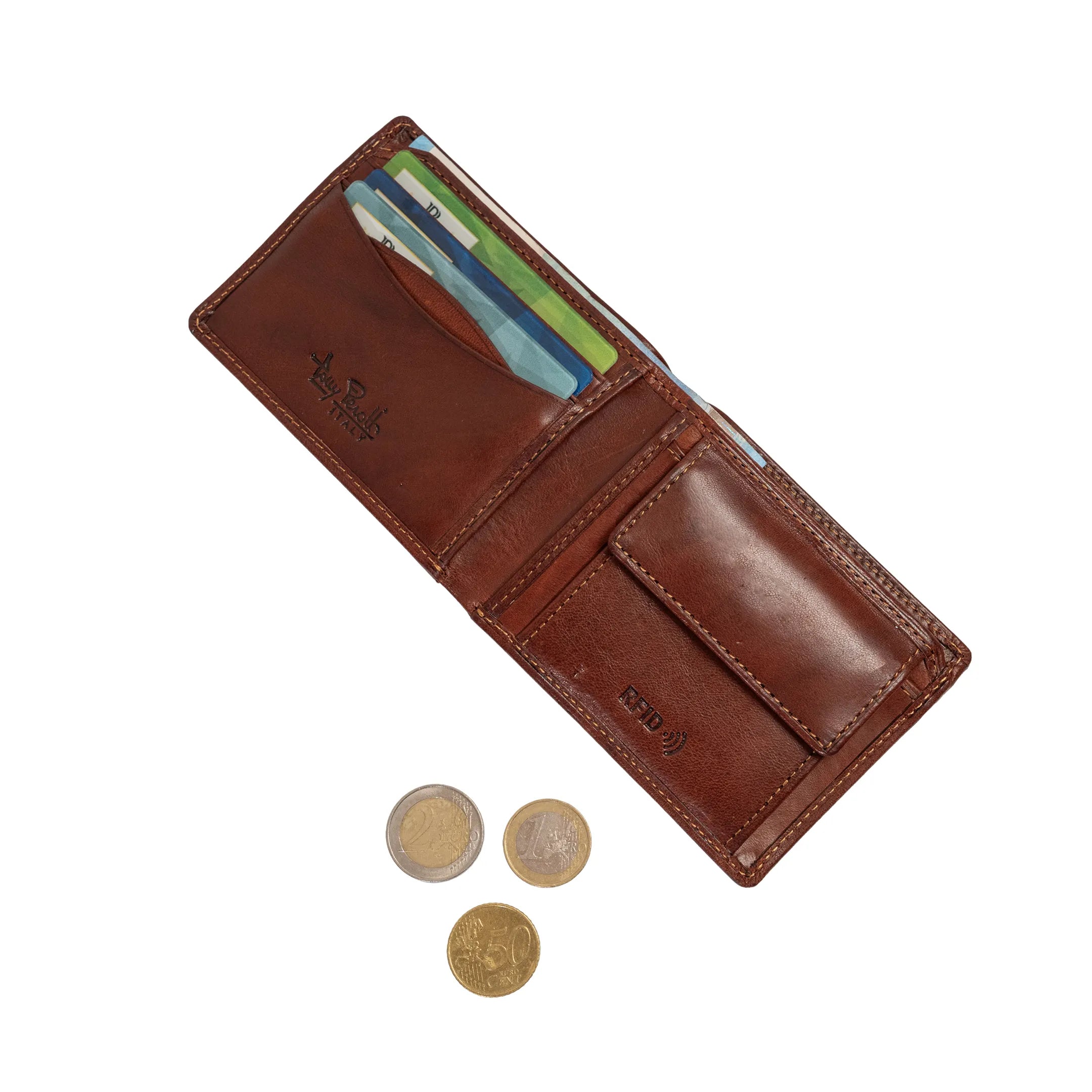 Tony Perotti American Billfold Medium Van Gogh, Cognac