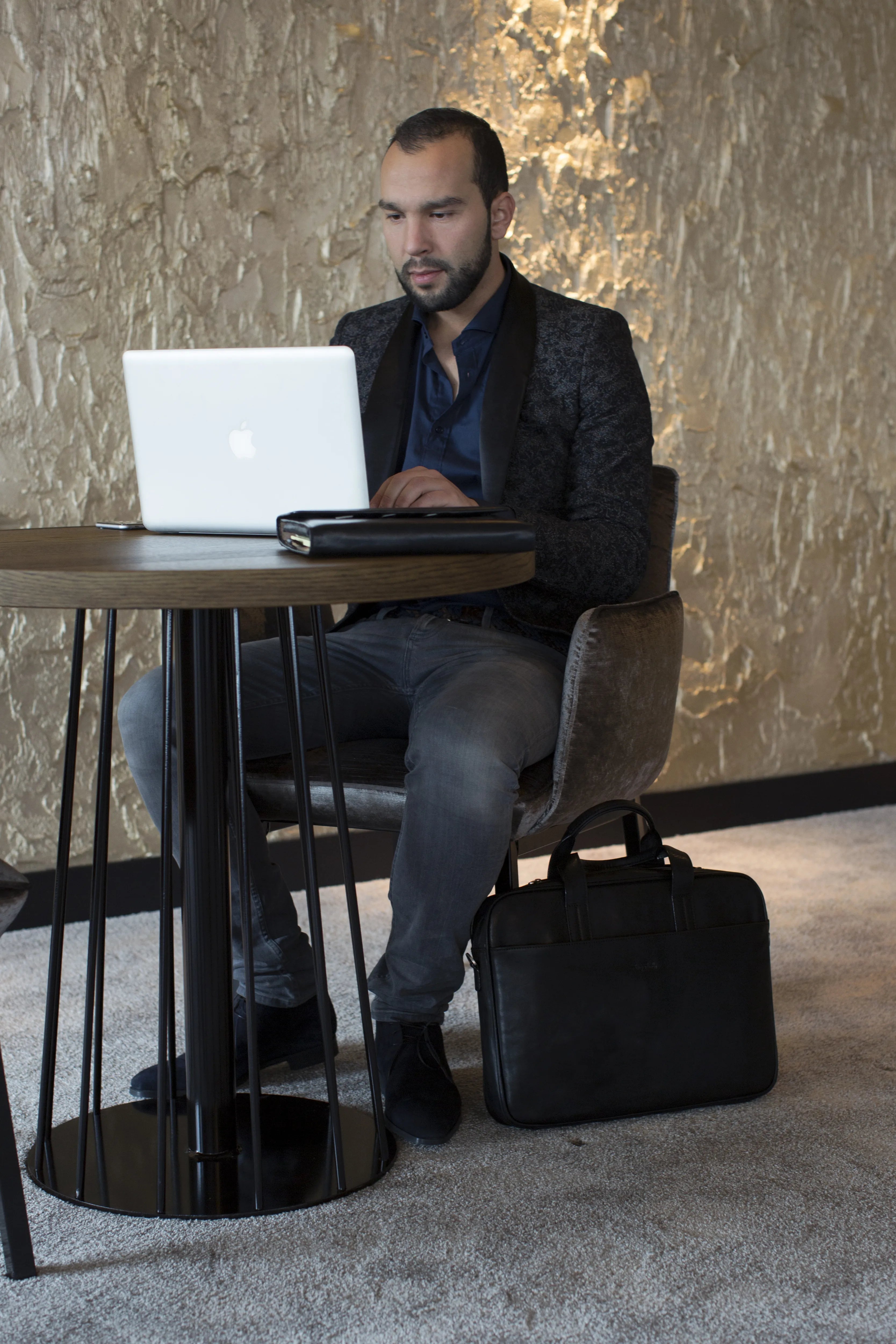 Tony Perotti 1 Compartment Laptop Bag, Black