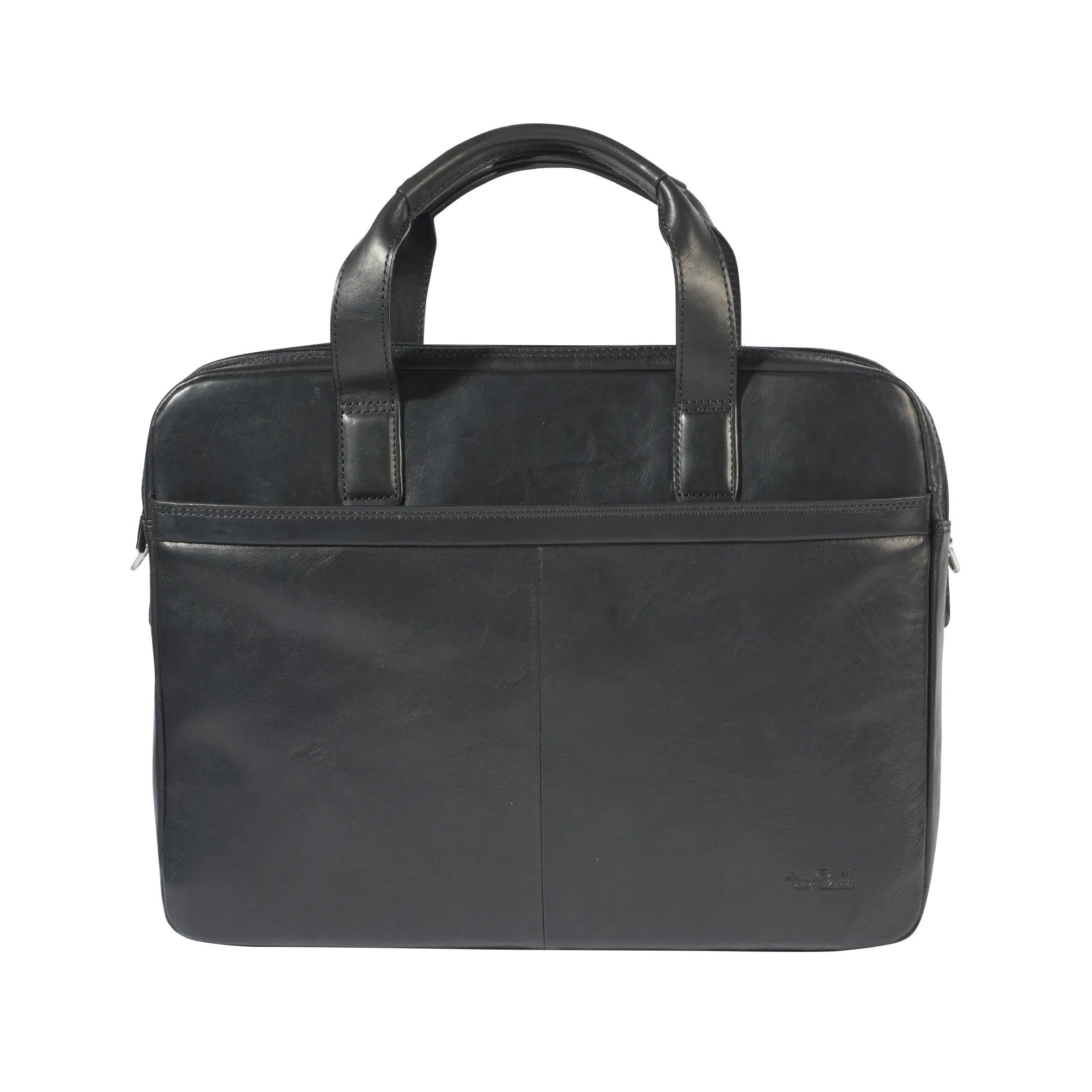 Tony Perotti 2 Compartment Laptop Briefcase, Black