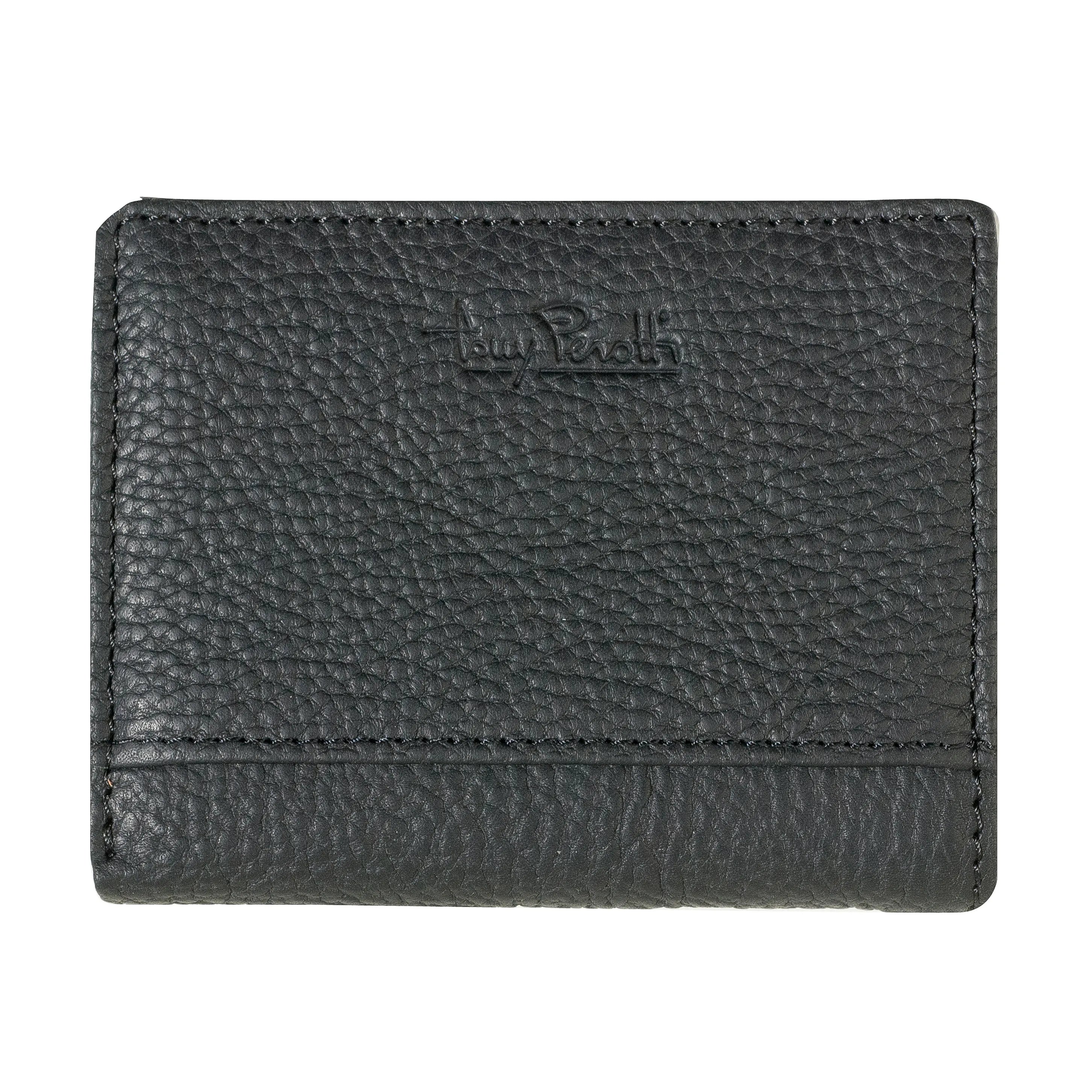 Tony Perotti Credit Card Wallet Fold with Banknote Pocket Van Gogh, Black