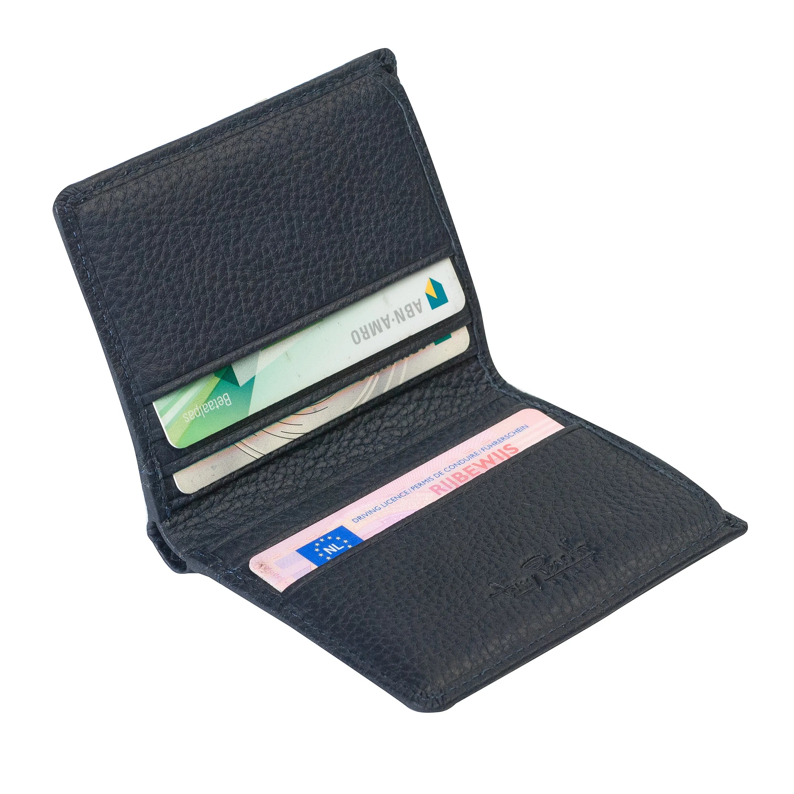 Tony Perotti Credit Card Wallet Fold with Banknote Pocket Van Gogh, Black