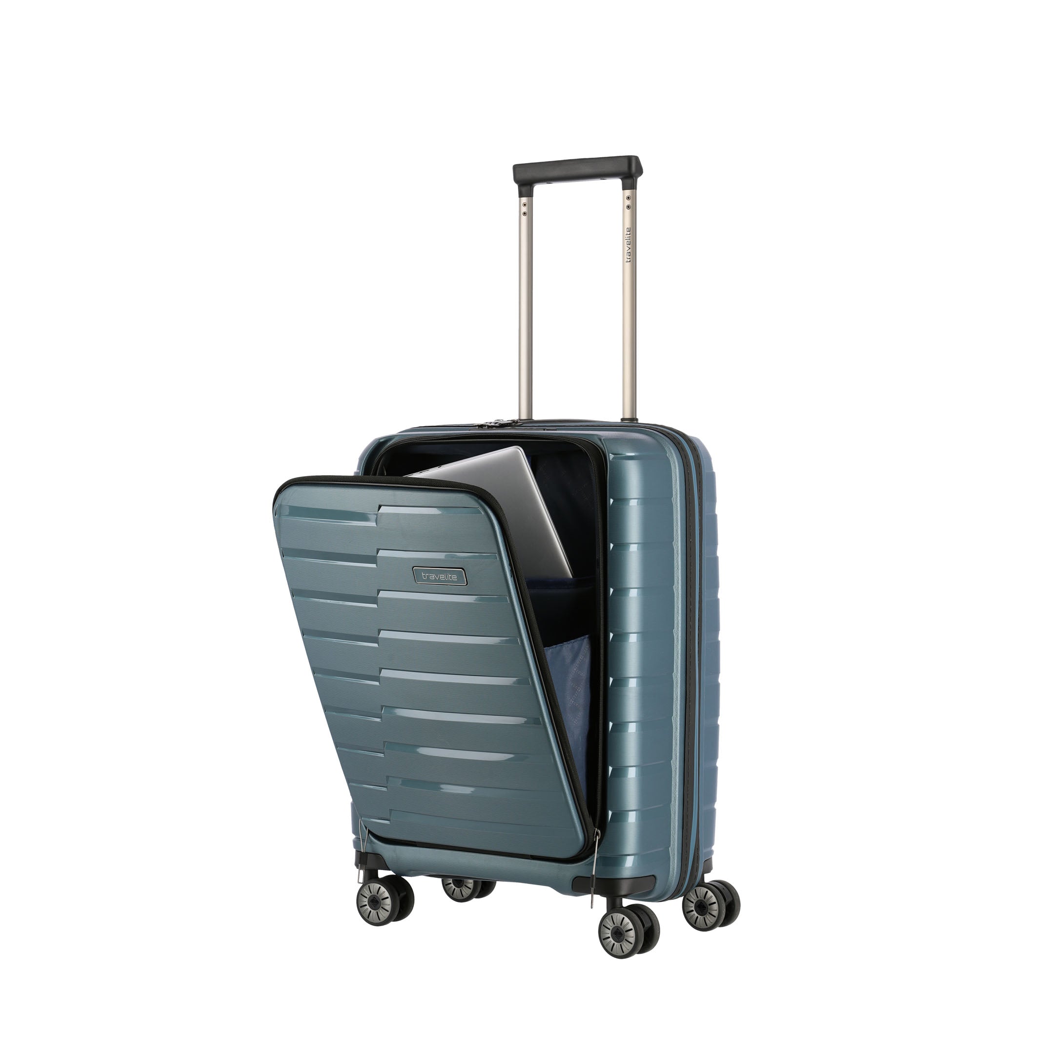 Travelite Air Base Trolley S+ Resväska 55 cm, Ice Blue