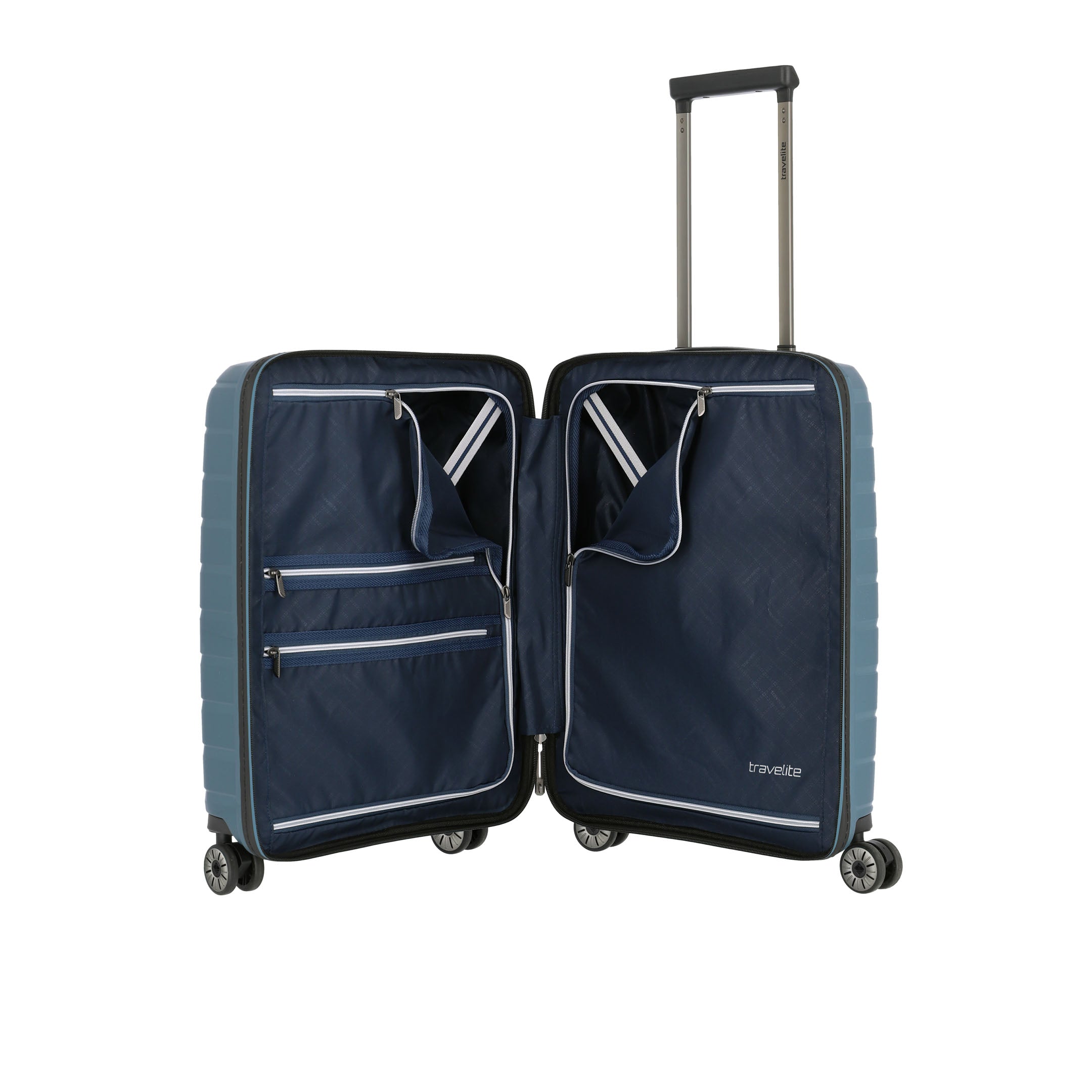Travelite Air Base Trolley S+ Resväska 55 cm, Ice Blue