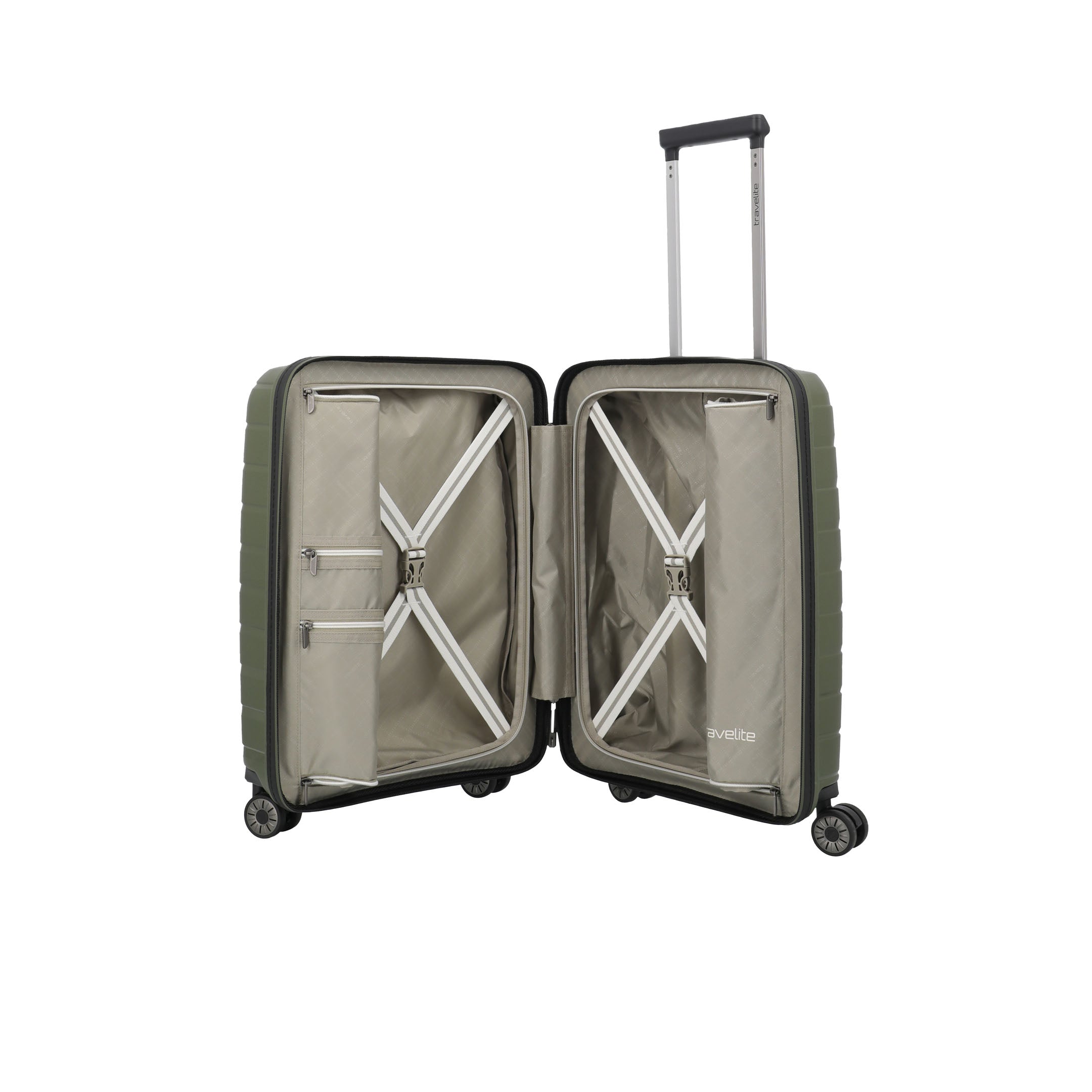 Travelite Air Base Trolley S+ Resväska 55 cm, Olive