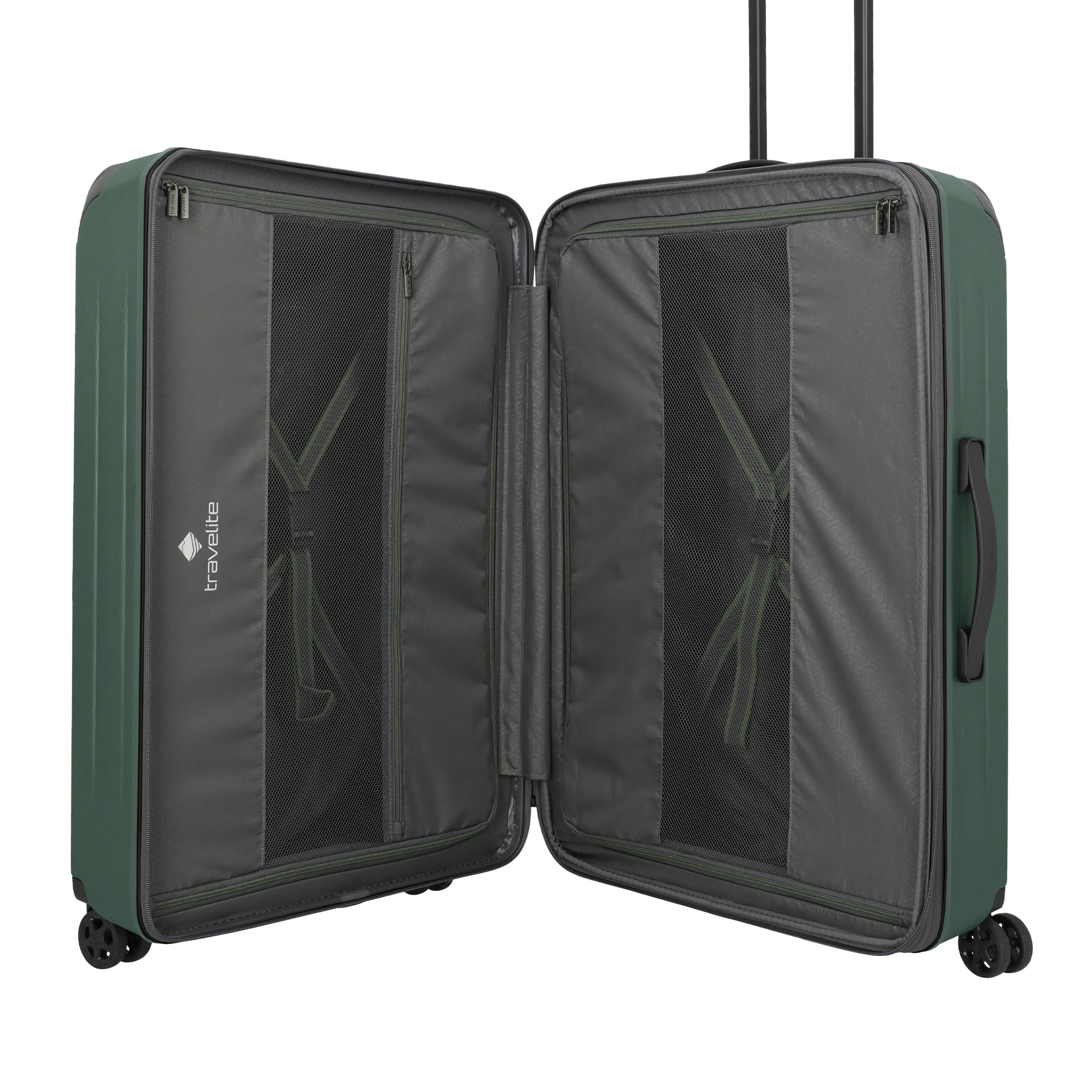 Travelite Dynamic Trolley L Expanderbar Resväska 76 cm, Green