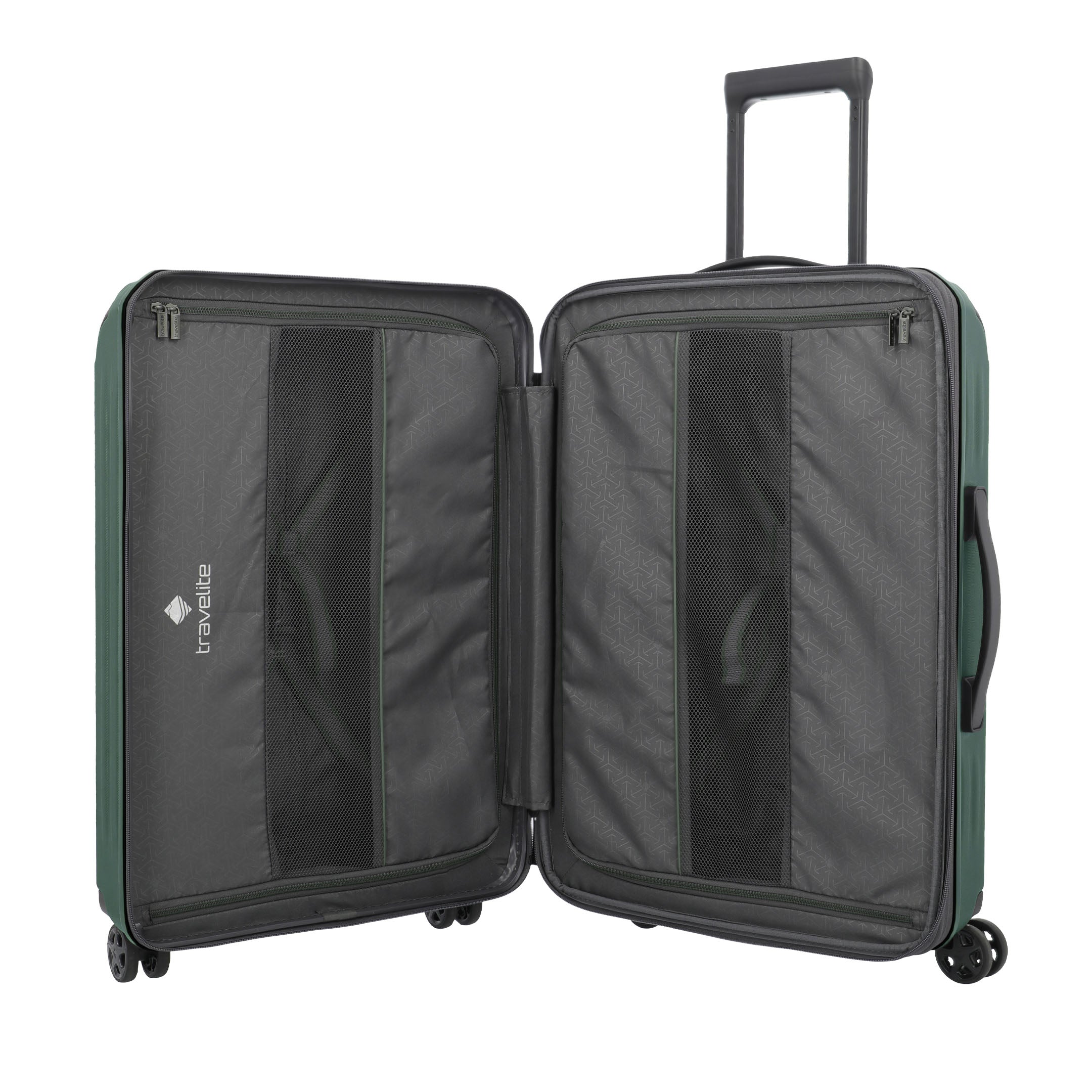 Travelite Dynamic Trolley M Expanderbar Resväska 66 cm, Green