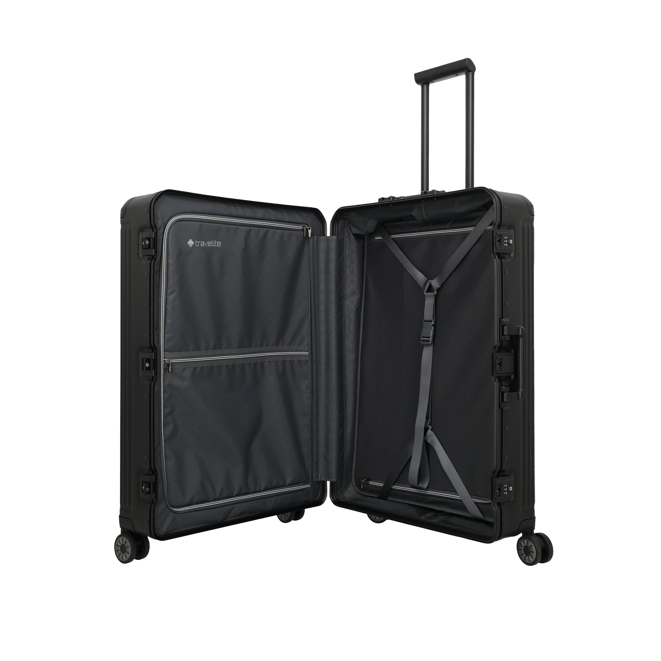 Travelite Next Trolley L Resväska 77 cm, Black
