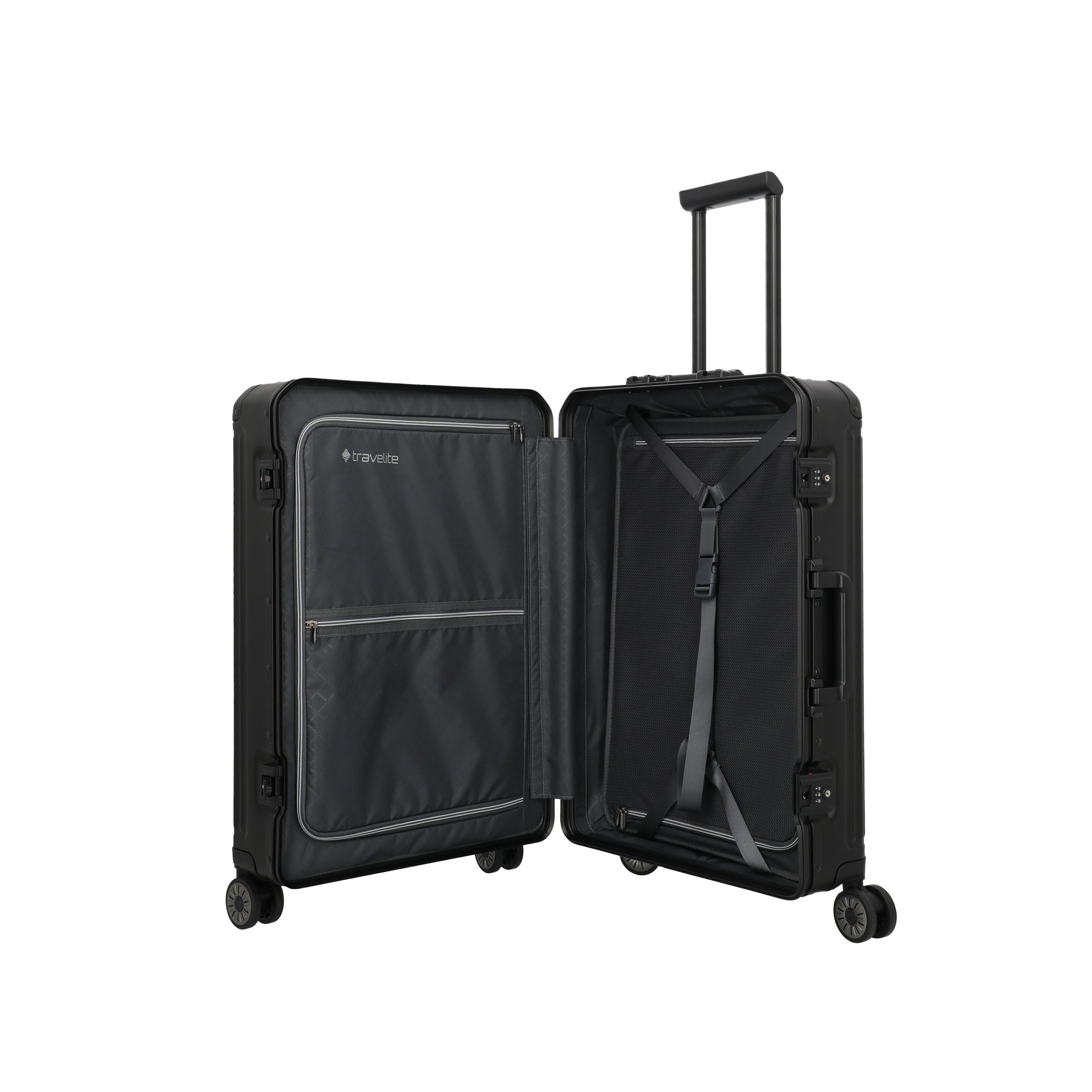 Travelite Next Trolley M Resväska 67 cm, Black