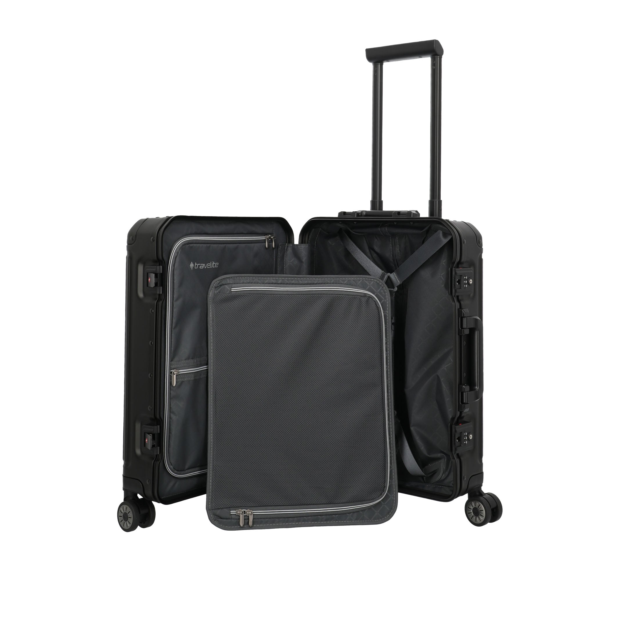 Travelite Next Trolley S Resväska 55 cm, Black