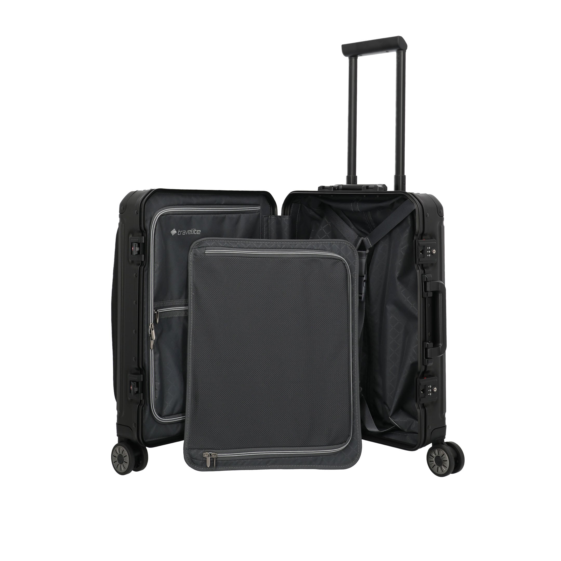 Travelite Next Trolley S+ Resväska 55 cm, Black