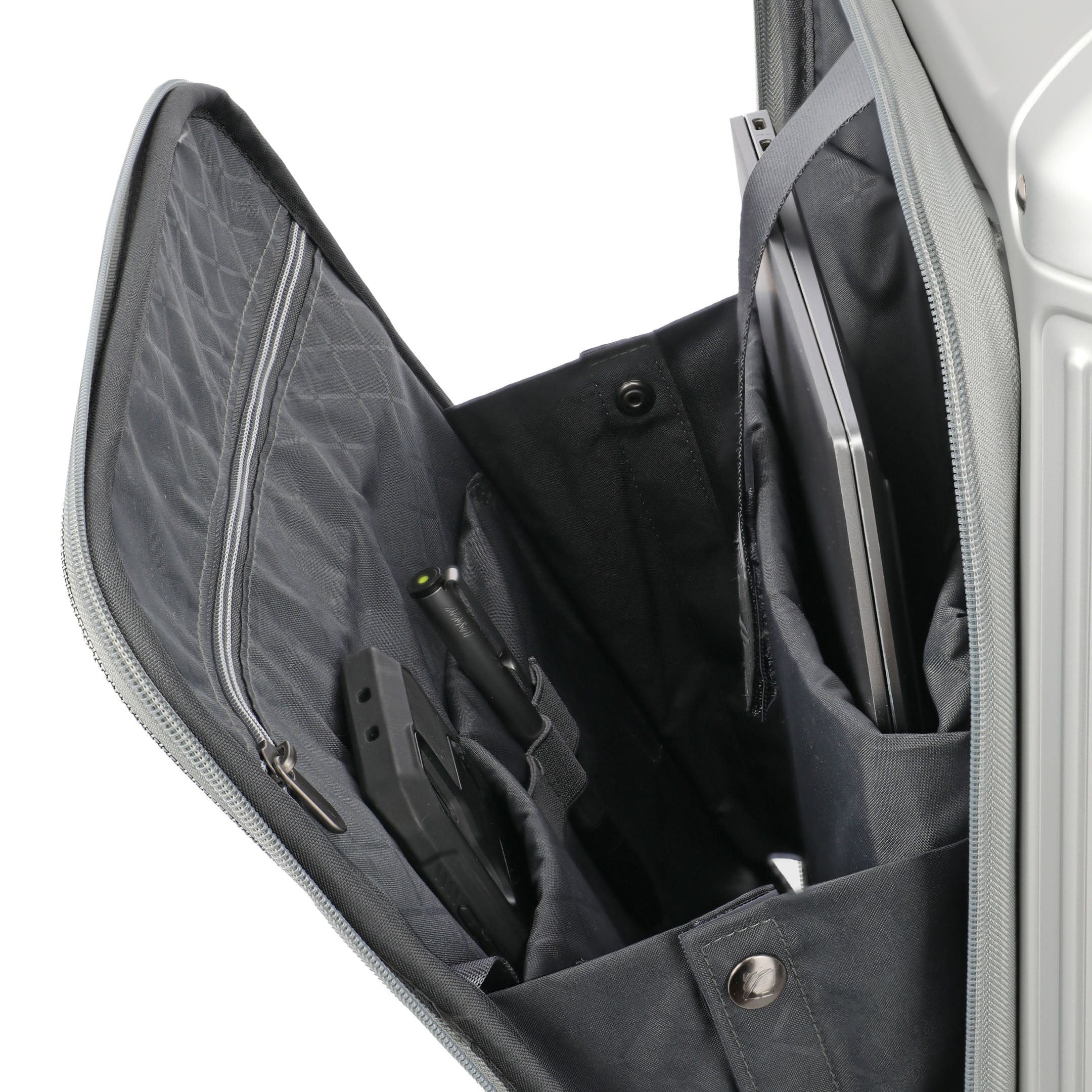 Travelite Next Trolley S+ Resväska 55 cm, Silver