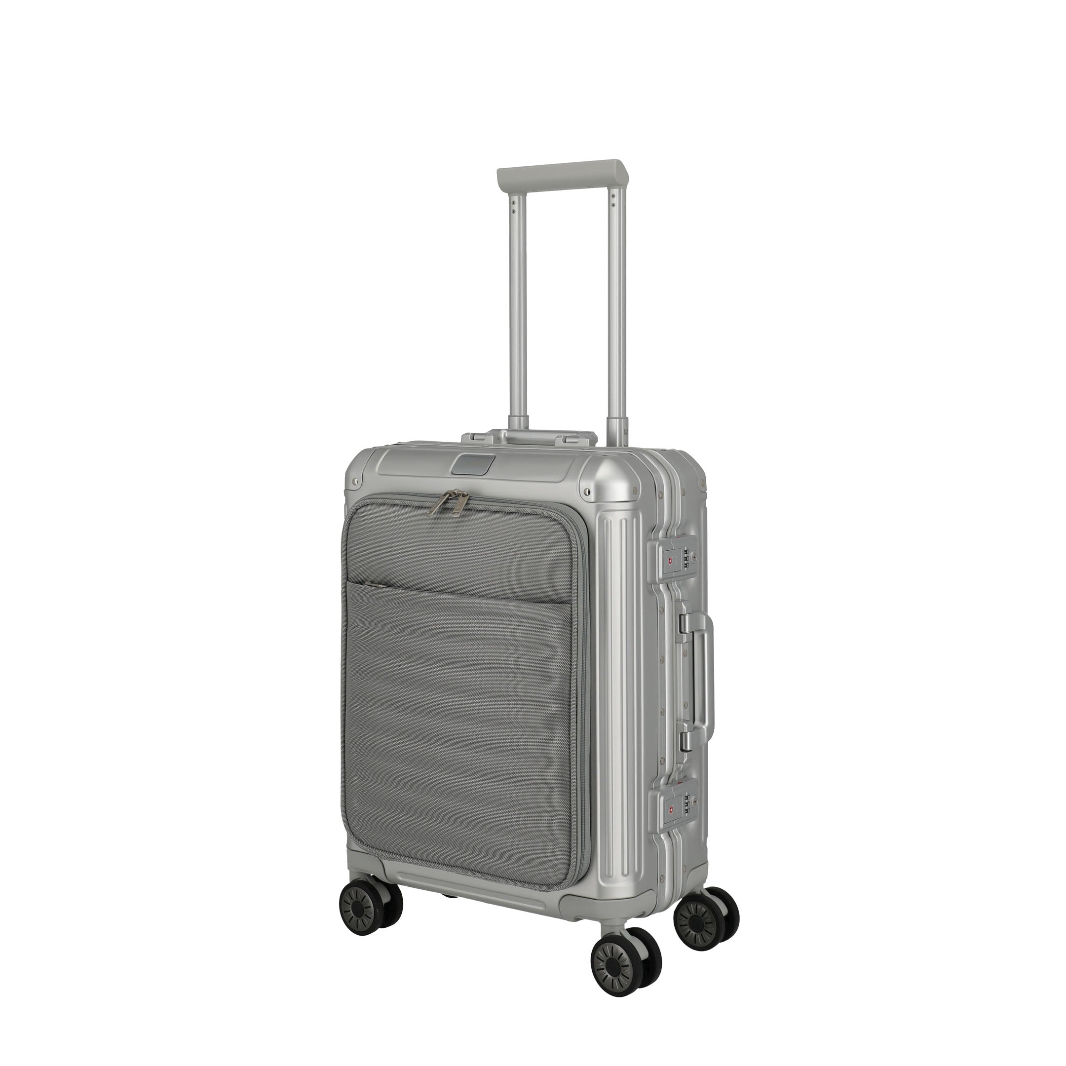 Travelite Next Trolley S+ Resväska 55 cm, Silver