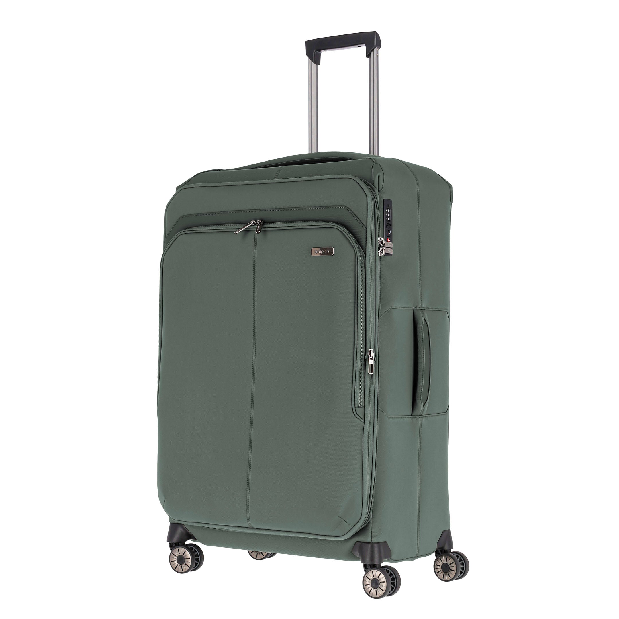 Travelite Priima Trolley L Expanderbar Resväska 79 cm, Olive