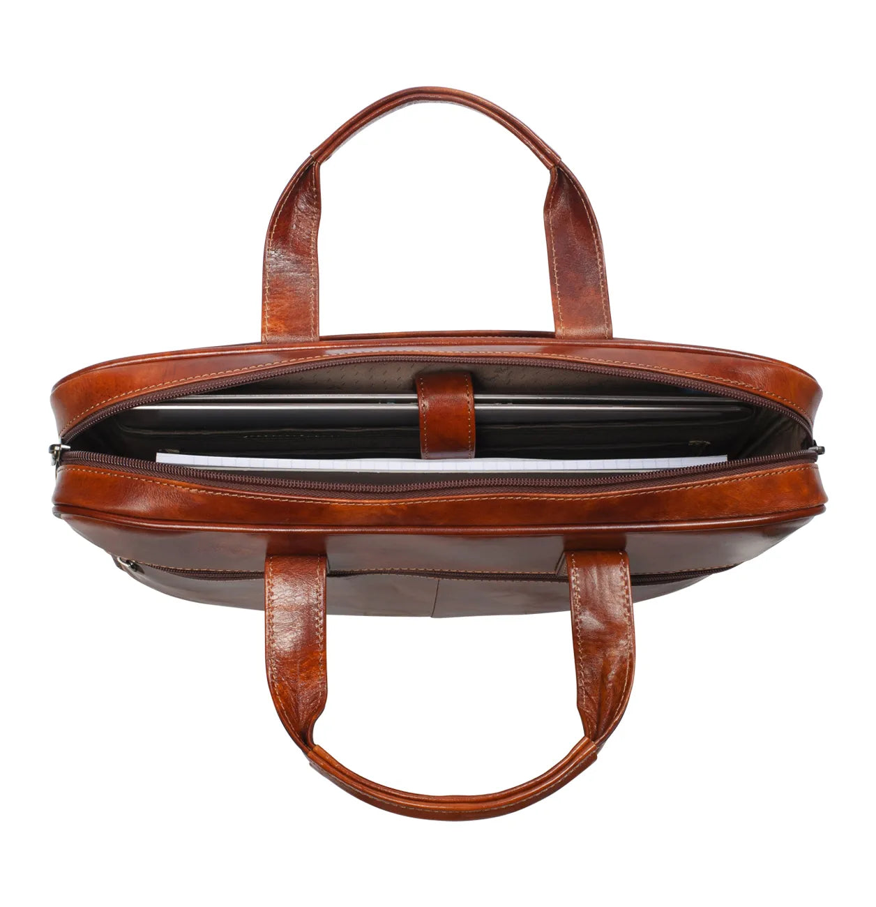 Tony Perotti 1 compartment Laptop Bag Van Gogh, Cognac