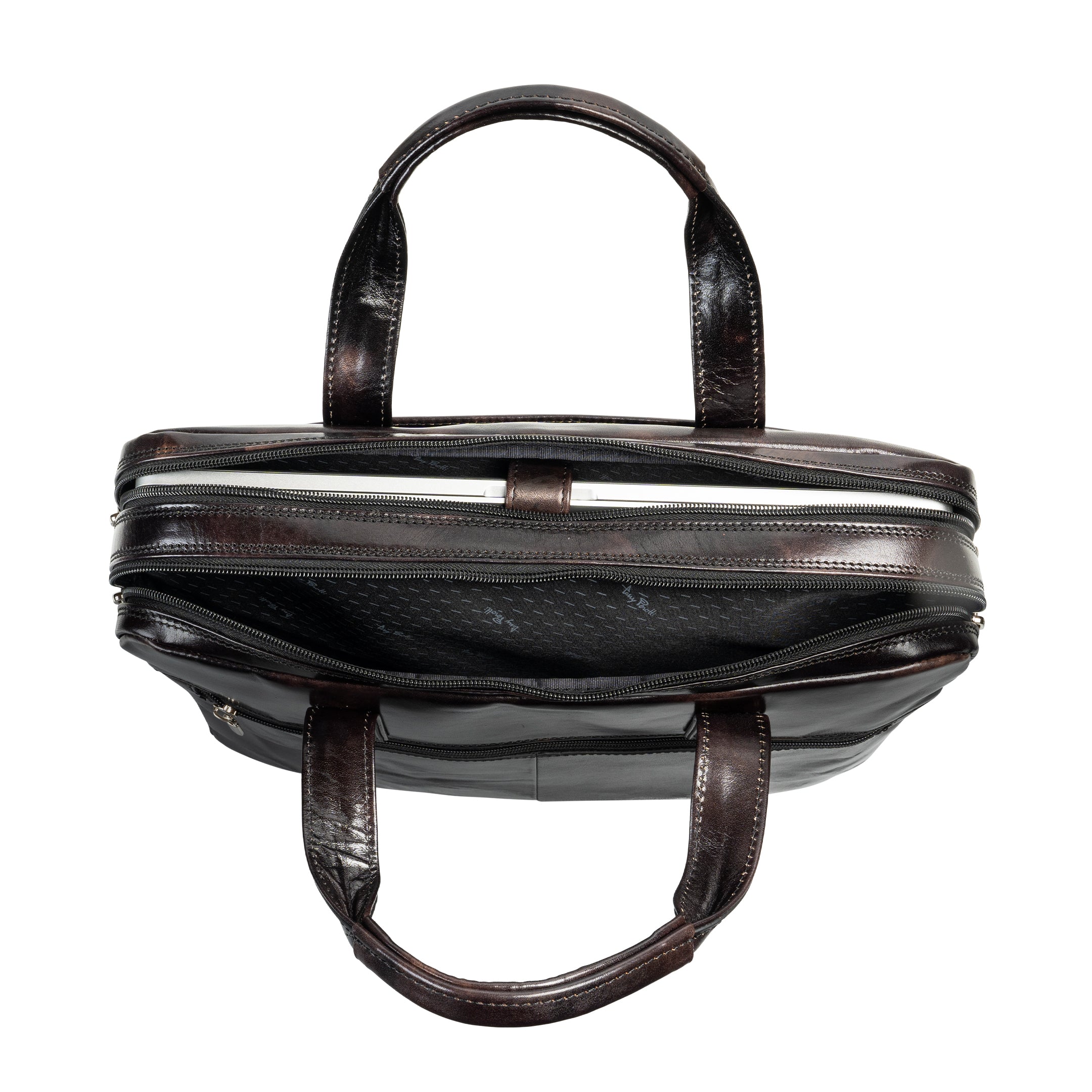 Tony Perotti 2 compartment Laptop Briefcase Van Gogh, Black